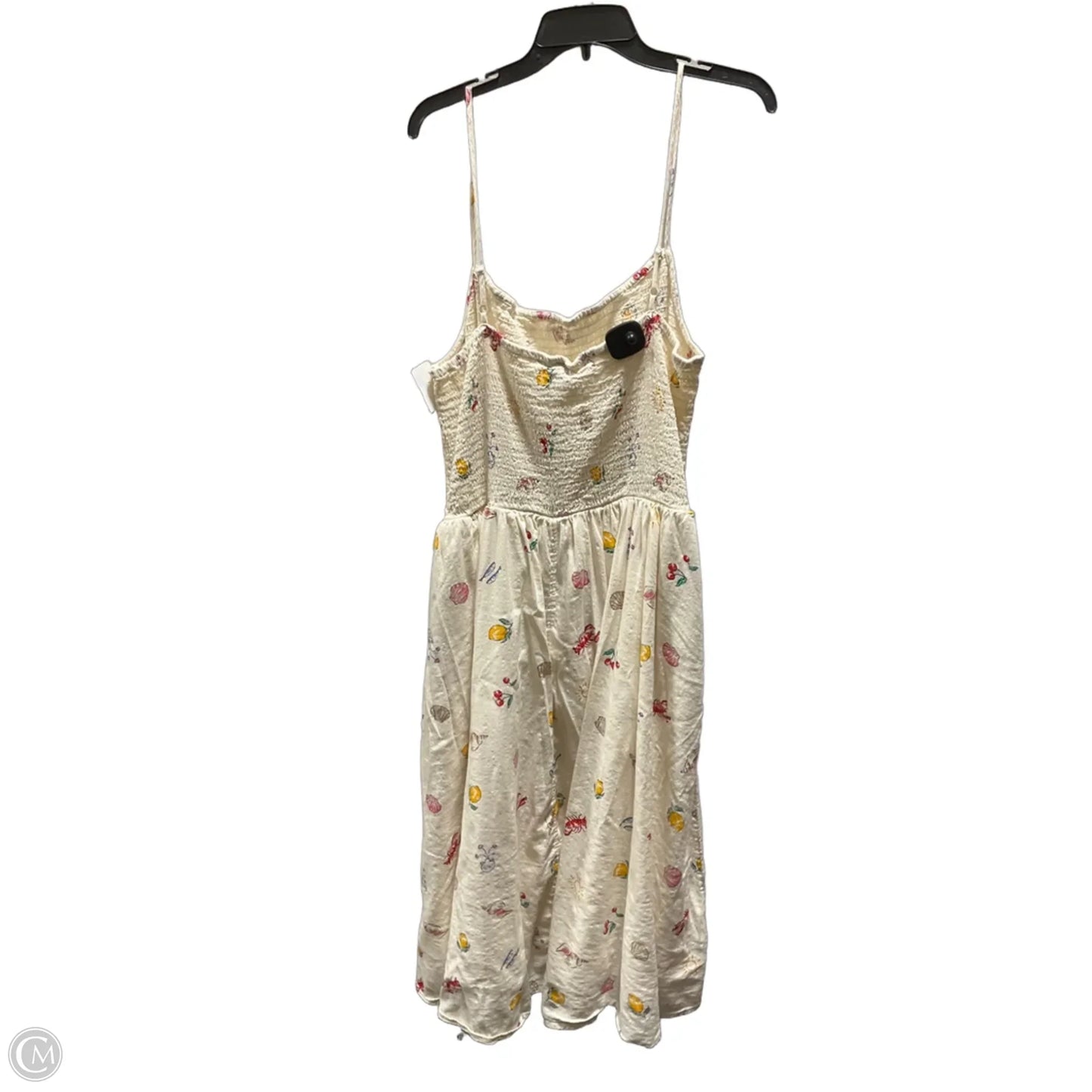 Dress Casual Midi By Gap In Cream, Size: Xxl