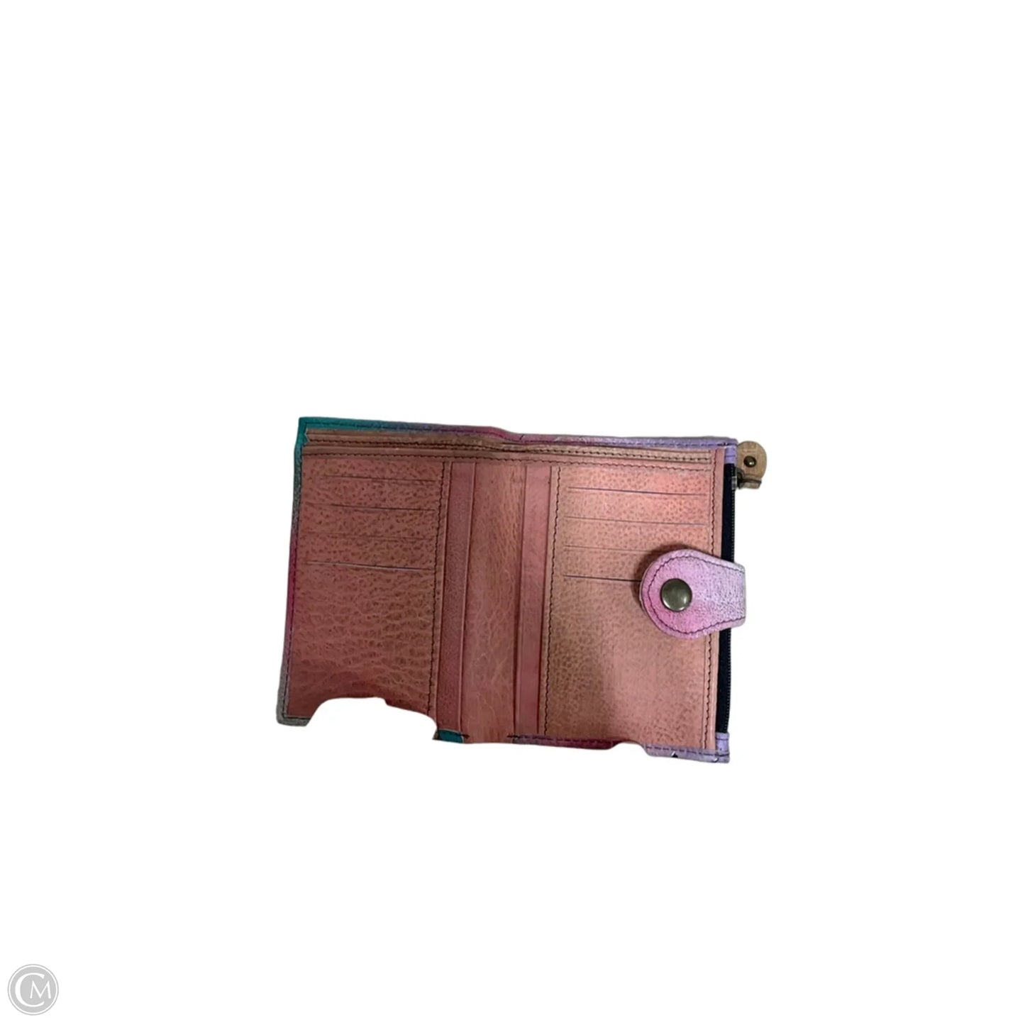 Wallet Leather By Anuschka, Size: Small