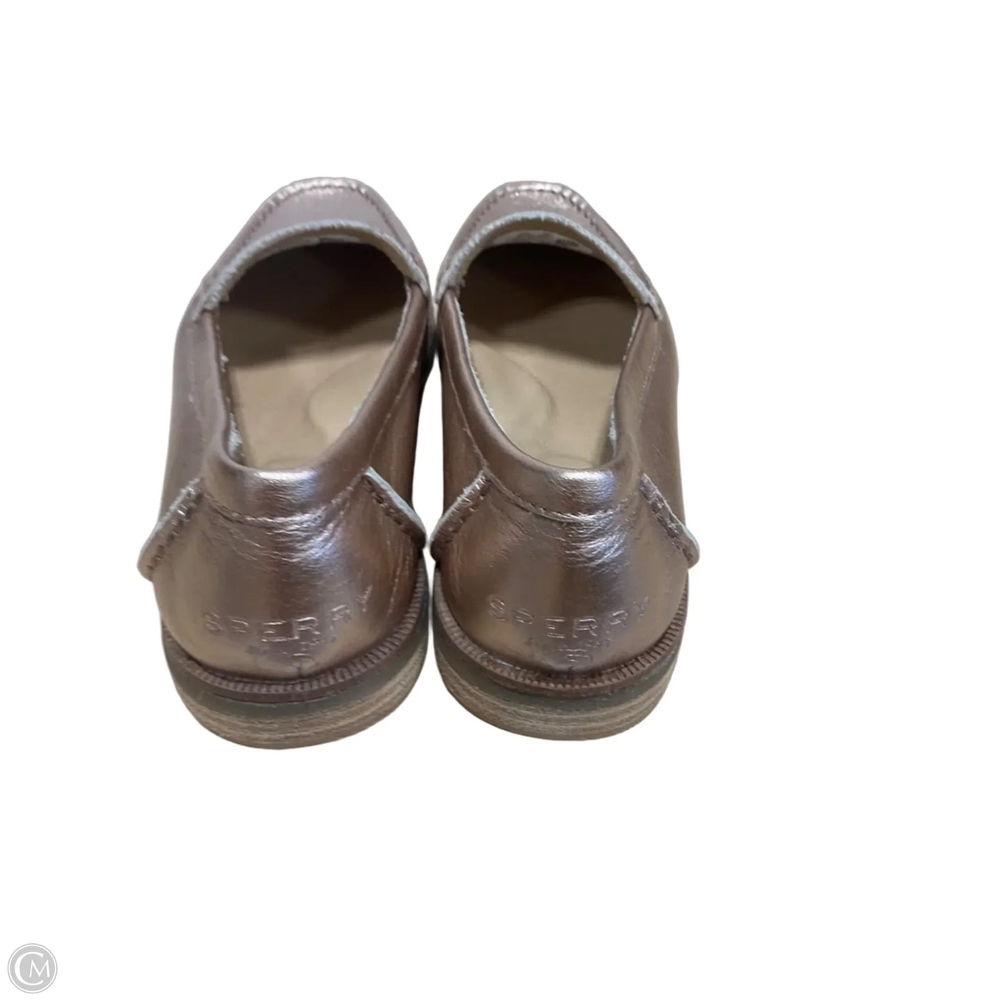 Shoes Flats By Sperry In Gold, Size: 8