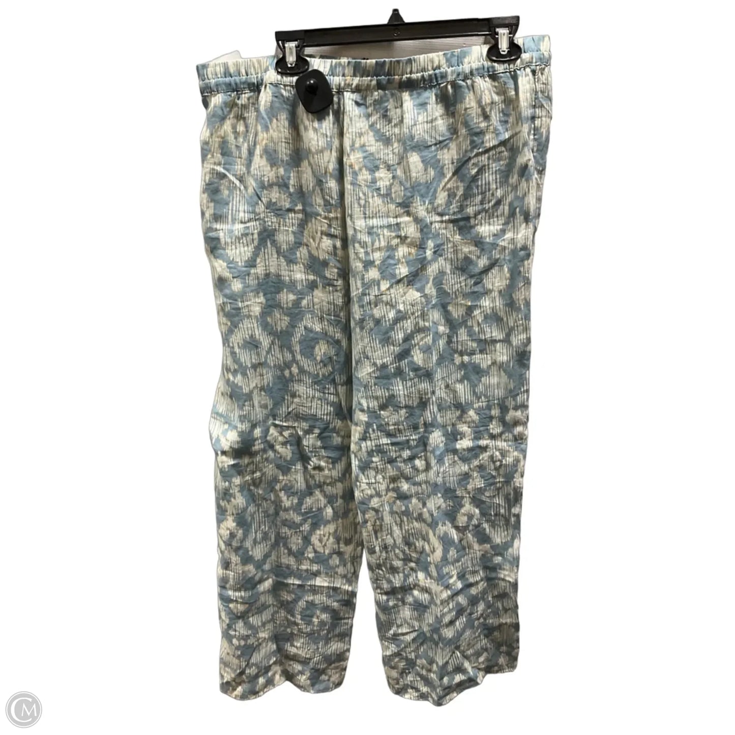 Pants Lounge By Zara In Blue & Cream, Size: Xl