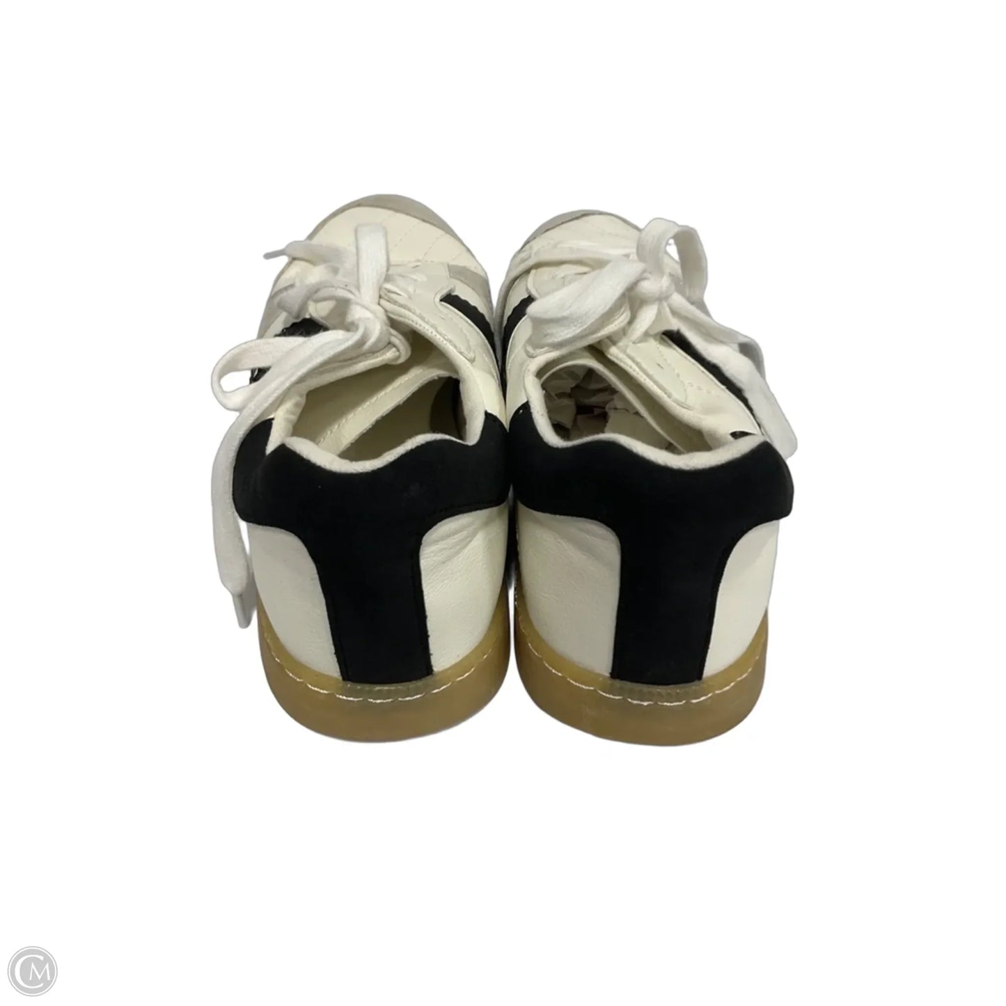 Shoes Athletic By Mia In Black & Cream, Size: 9