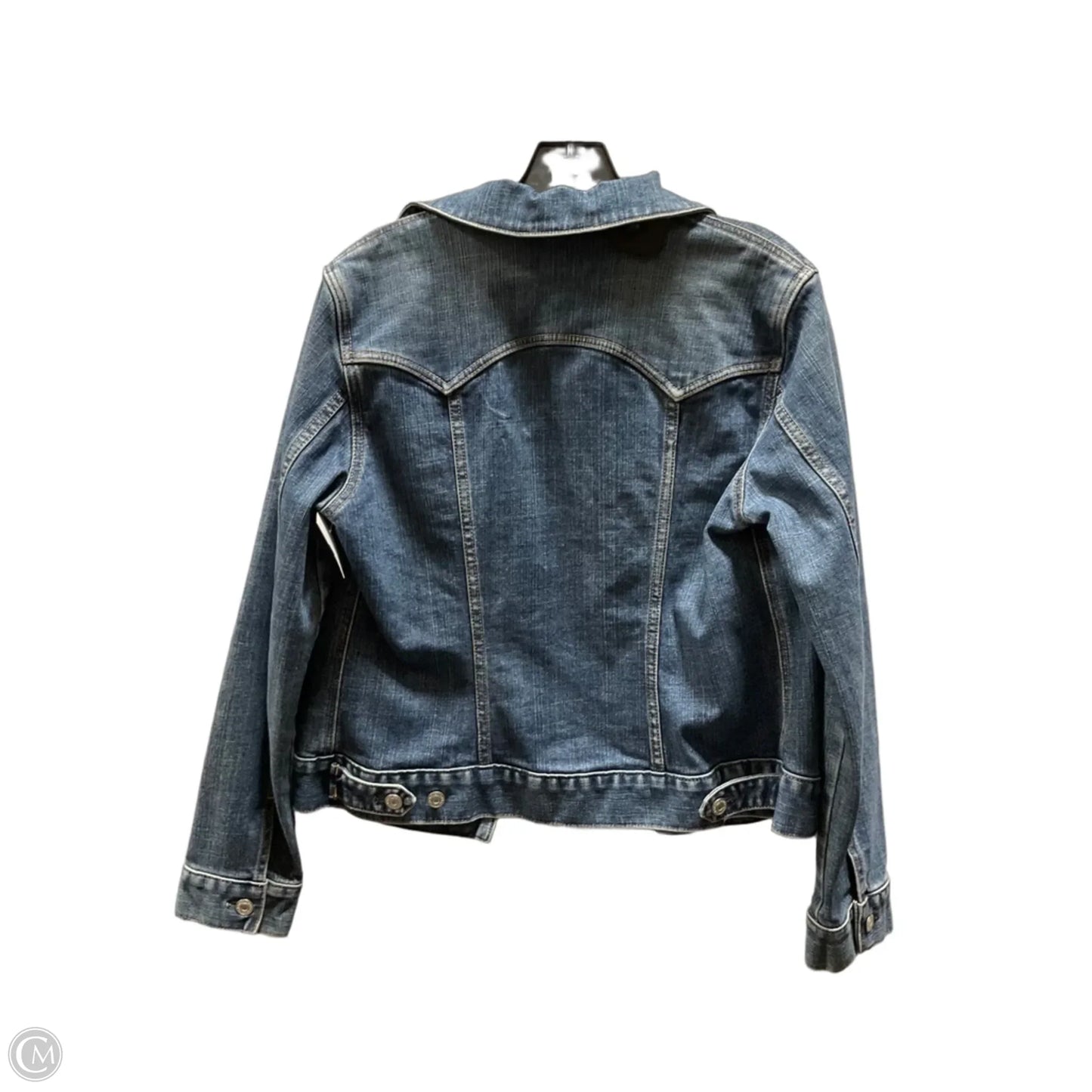 Jacket Denim By Gap In Blue, Size: M