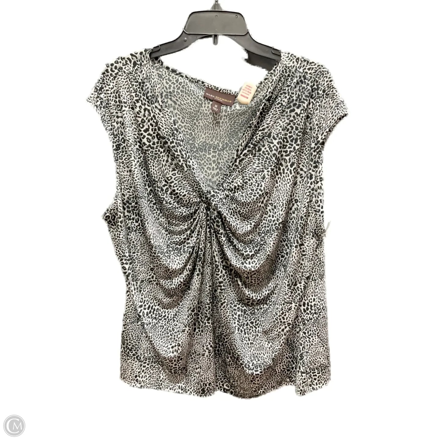 Blouse Sleeveless By Torrid In White, Size: 3x