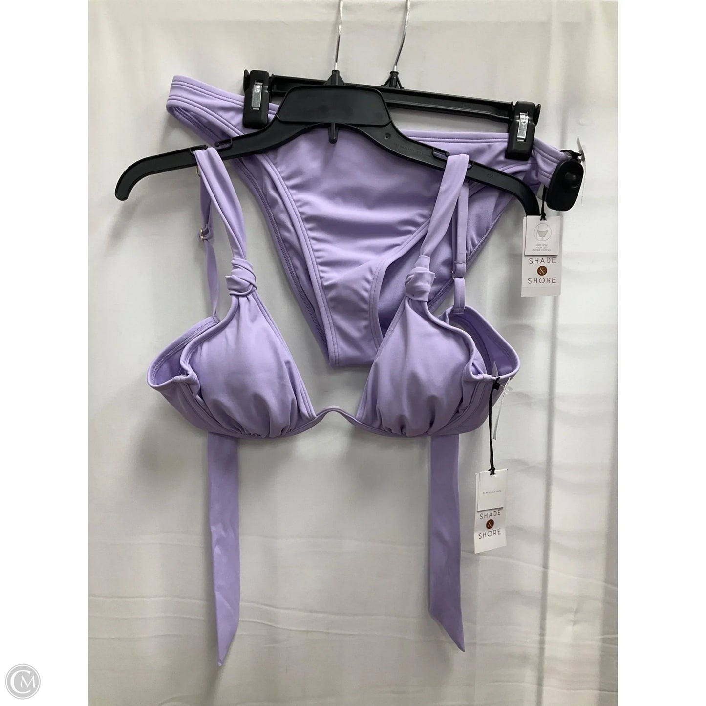 Swimsuit 2pc By Shade & Shore In Purple, Size: 36c