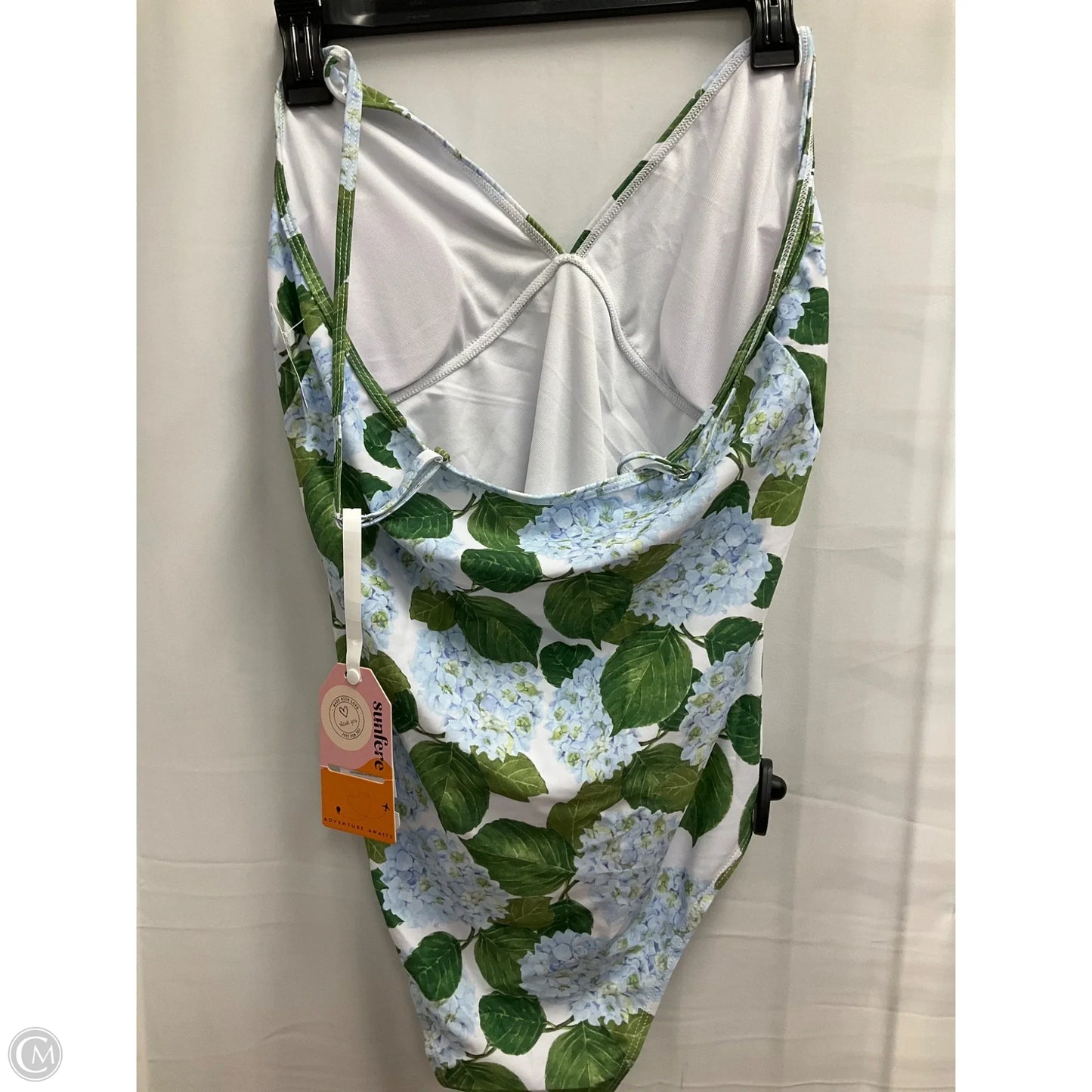 Swimsuit By Clothes Mentor In Floral Print, Size: L