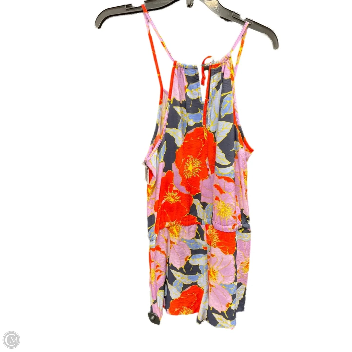 Romper By Loft In Floral Print, Size: Petite Xs