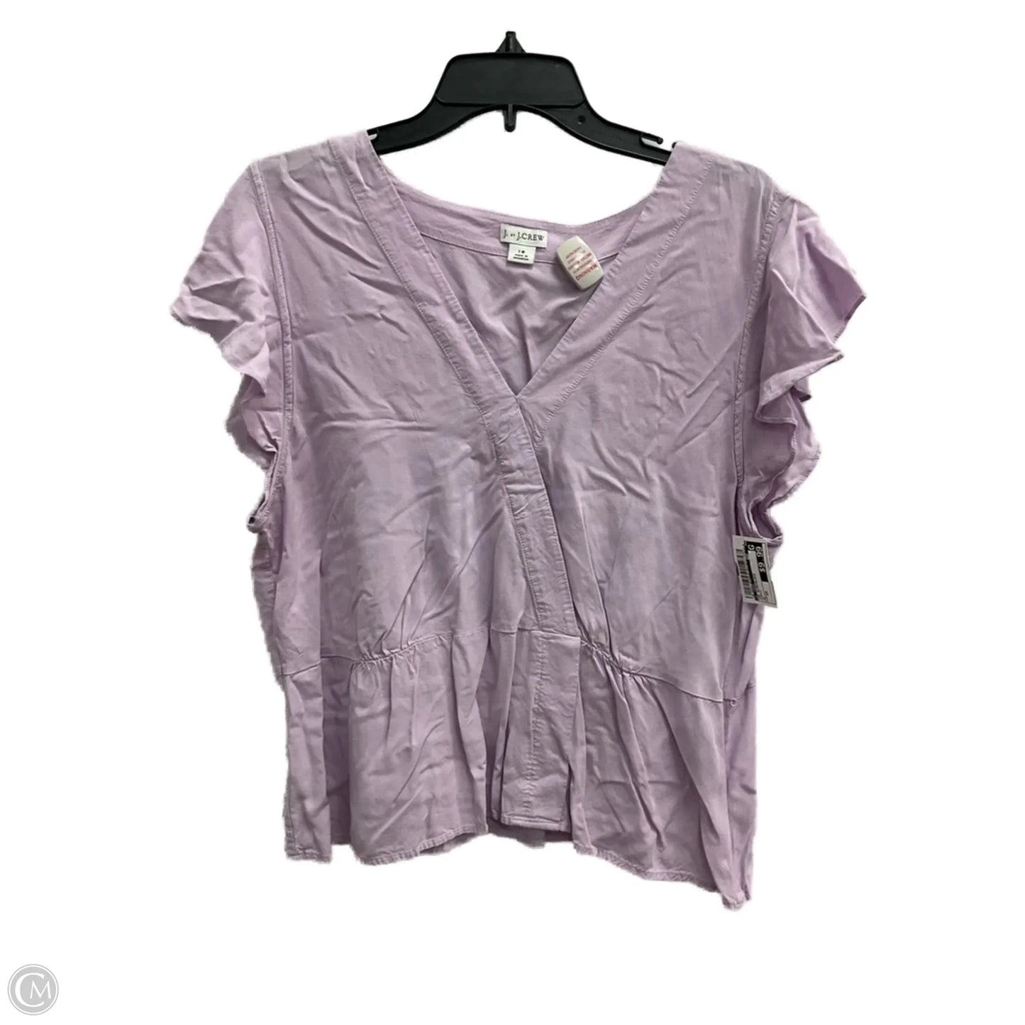 Top Sleeveless By J. Crew In Purple, Size: 2x