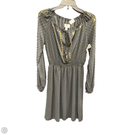 Dress Casual Midi By Target-designer In Blue & Gold, Size: Xs