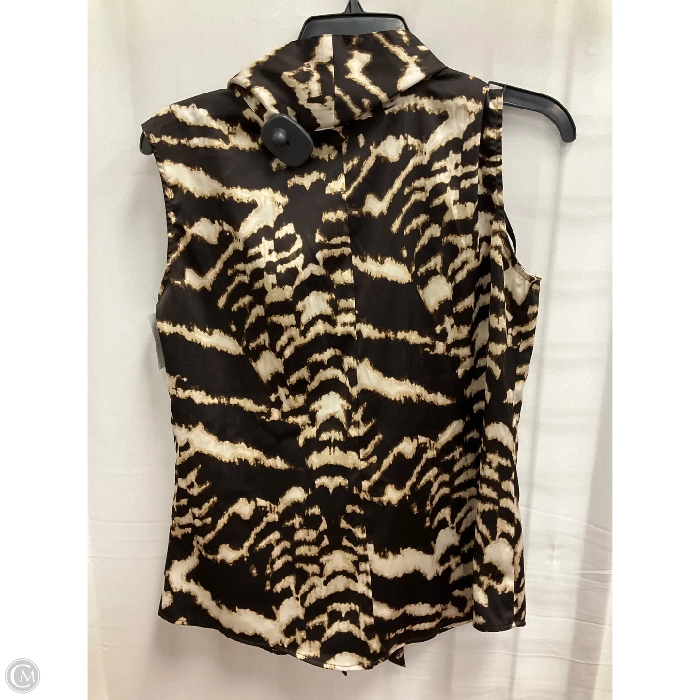 Blouse Sleeveless By Calvin Klein In Multi-colored, Size: M