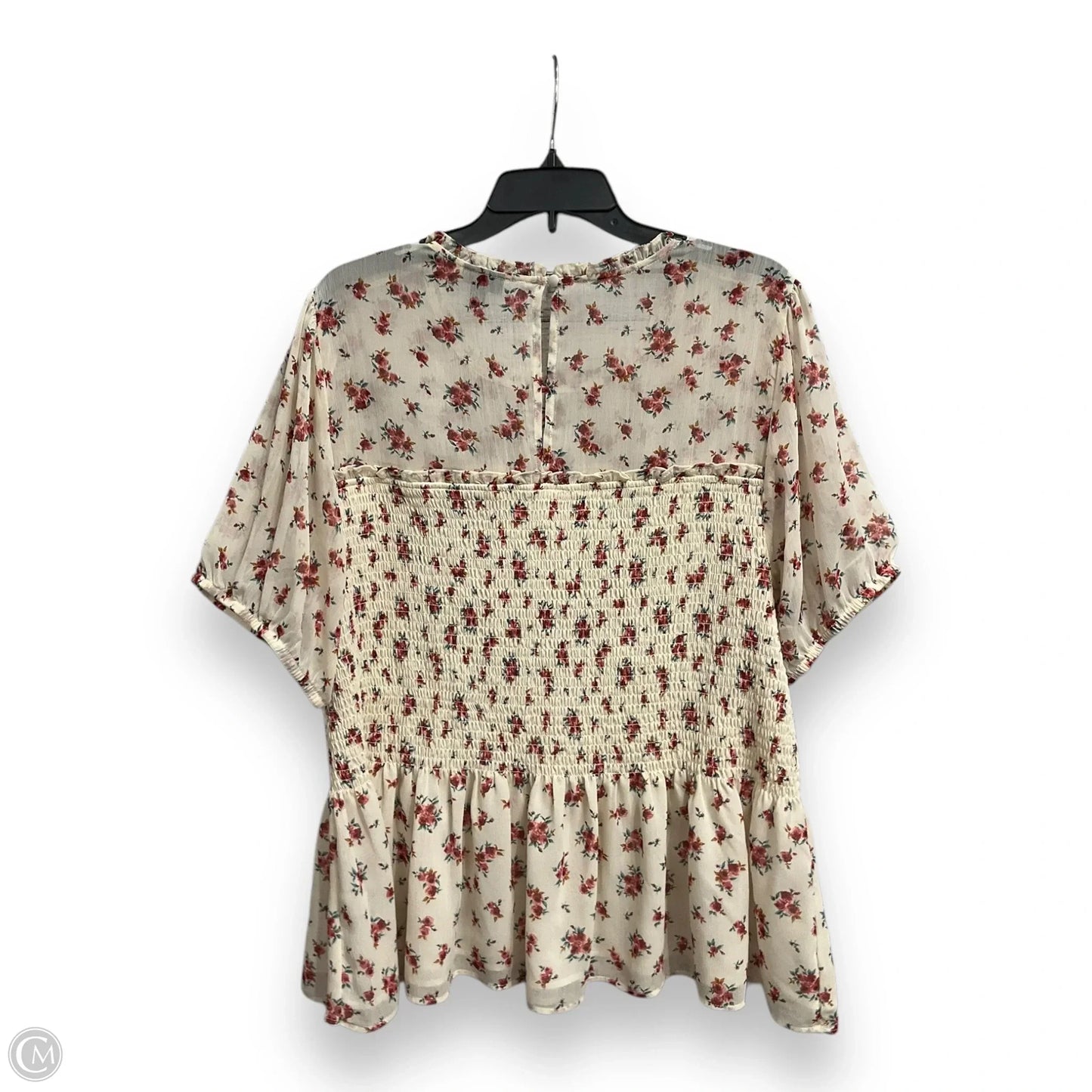 Blouse Short Sleeve By Torrid In Floral Print, Size: 3x