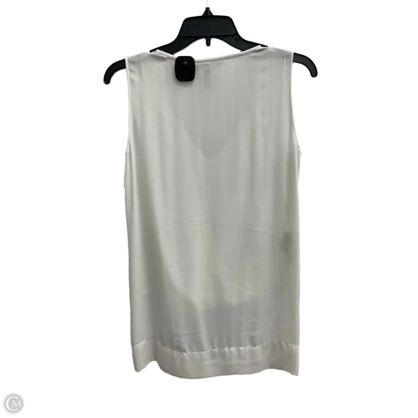 Blouse Sleeveless By Bcbgmaxazria In White, Size: Xs