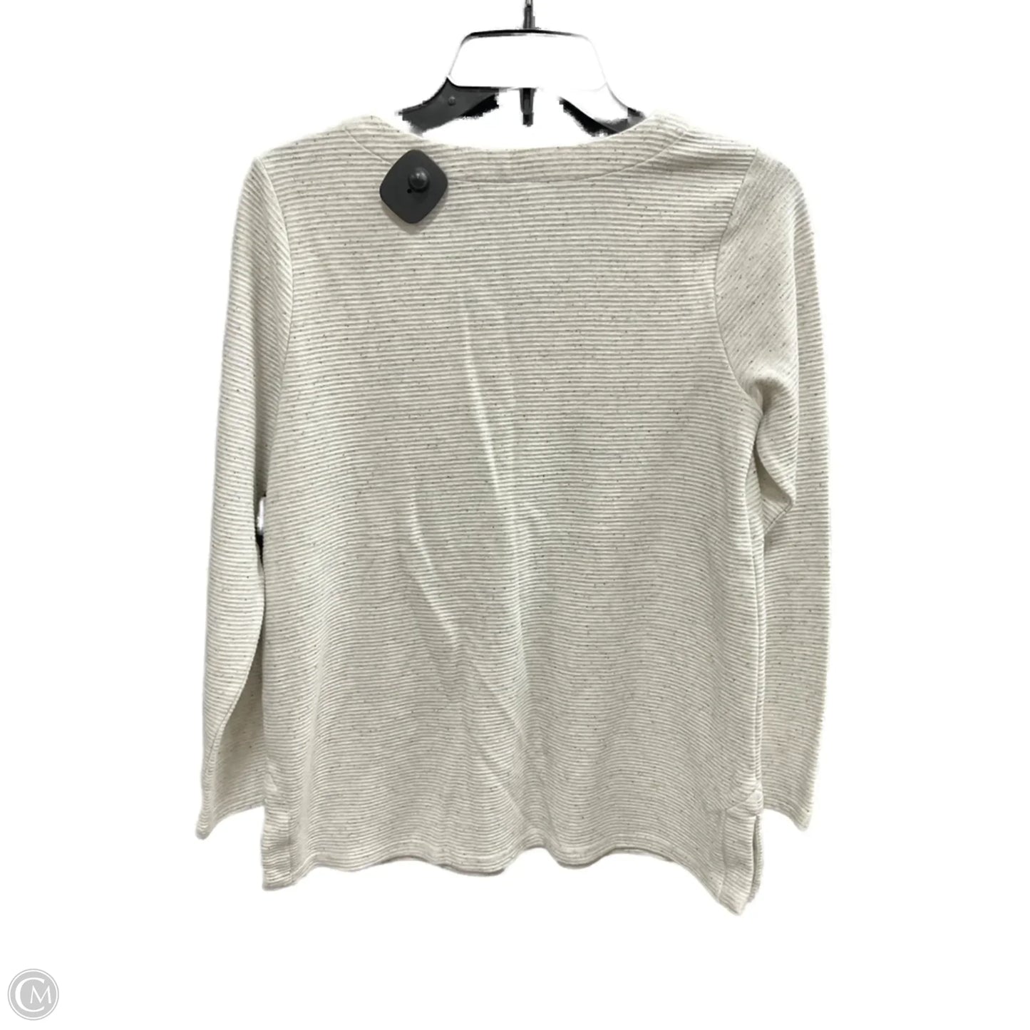 Top Long Sleeve Basic By J. Jill In Beige, Size: Xs