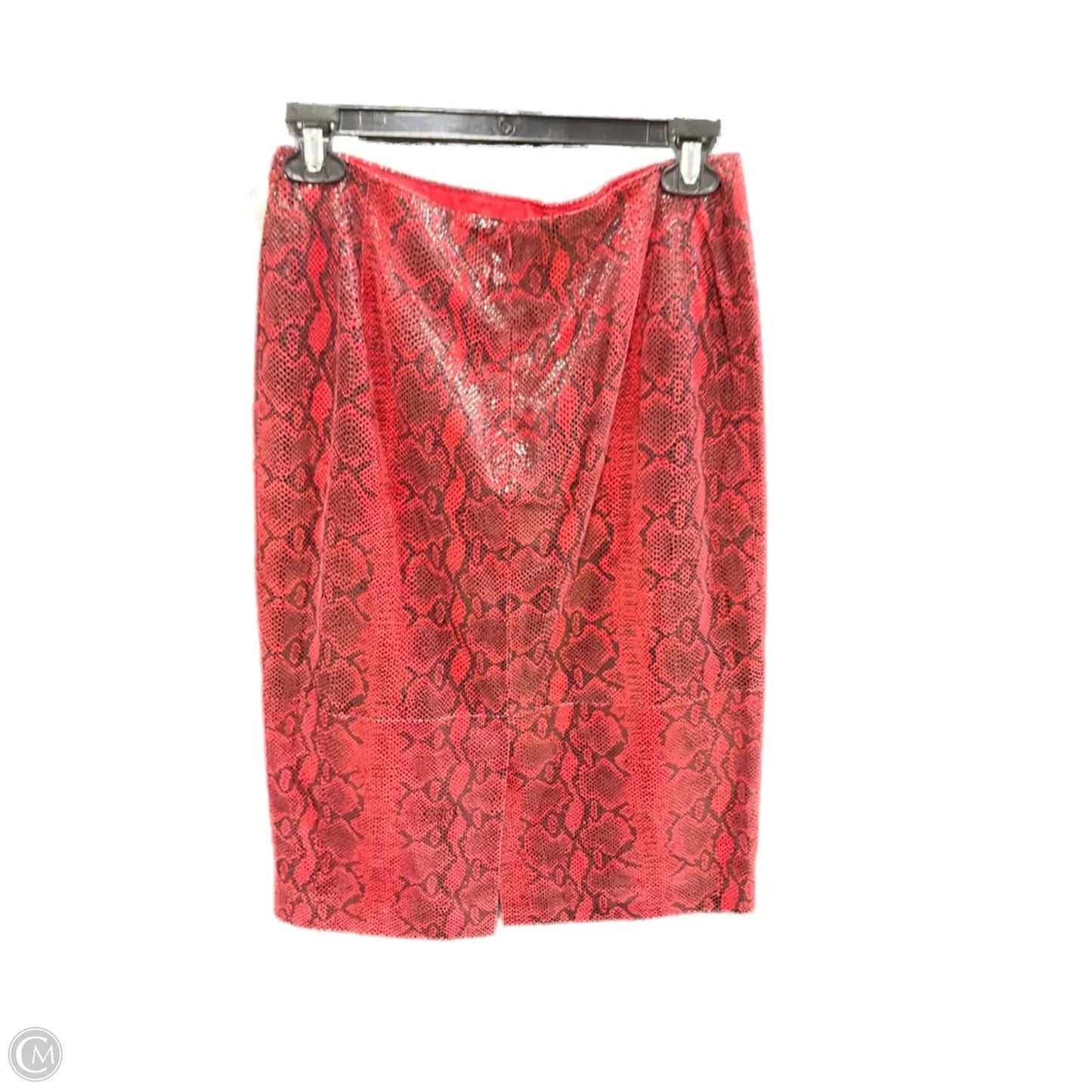 Skirt Midi By Anne Klein In Red, Size: S