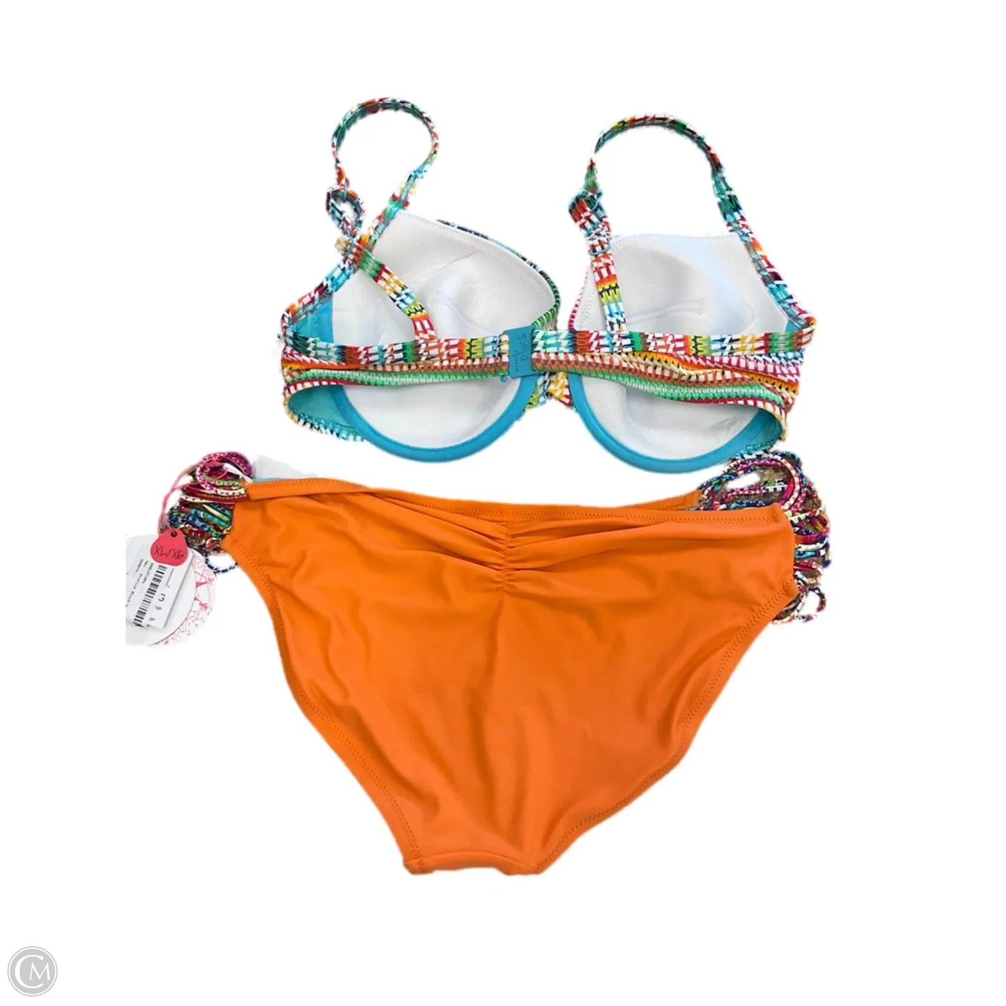 Swimsuit 2pc By Clothes Mentor In Multi-colored, Size: Xl