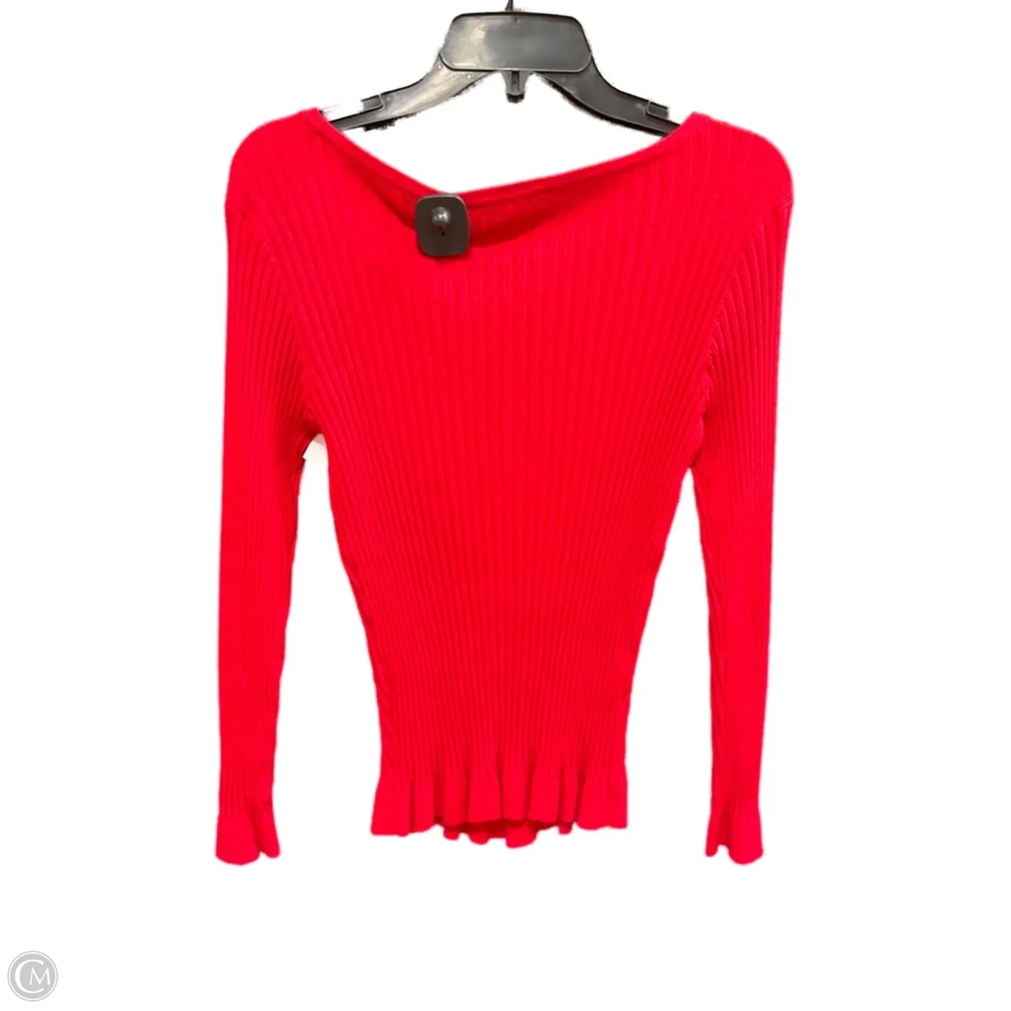 Top Long Sleeve Basic By Inc In Red, Size: Lp