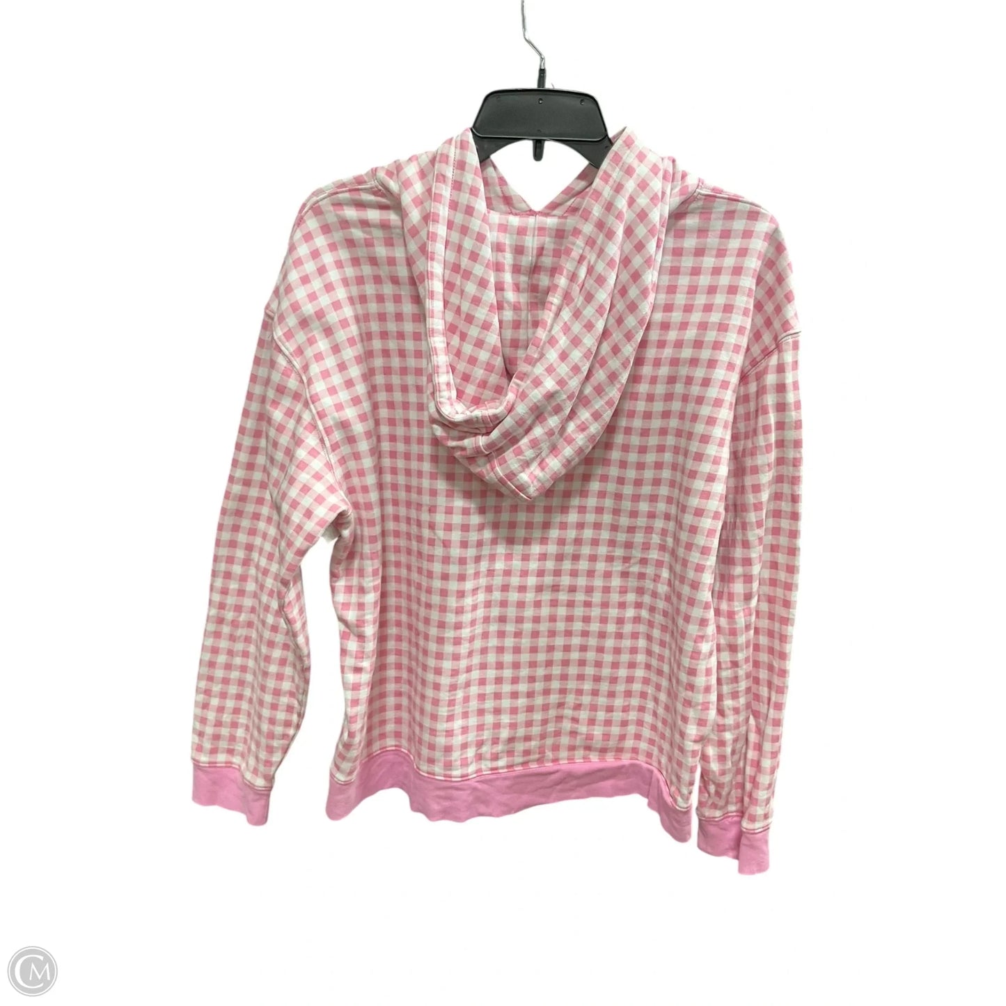 Sweatshirt Hoodie By Draper James In Pink, Size: L