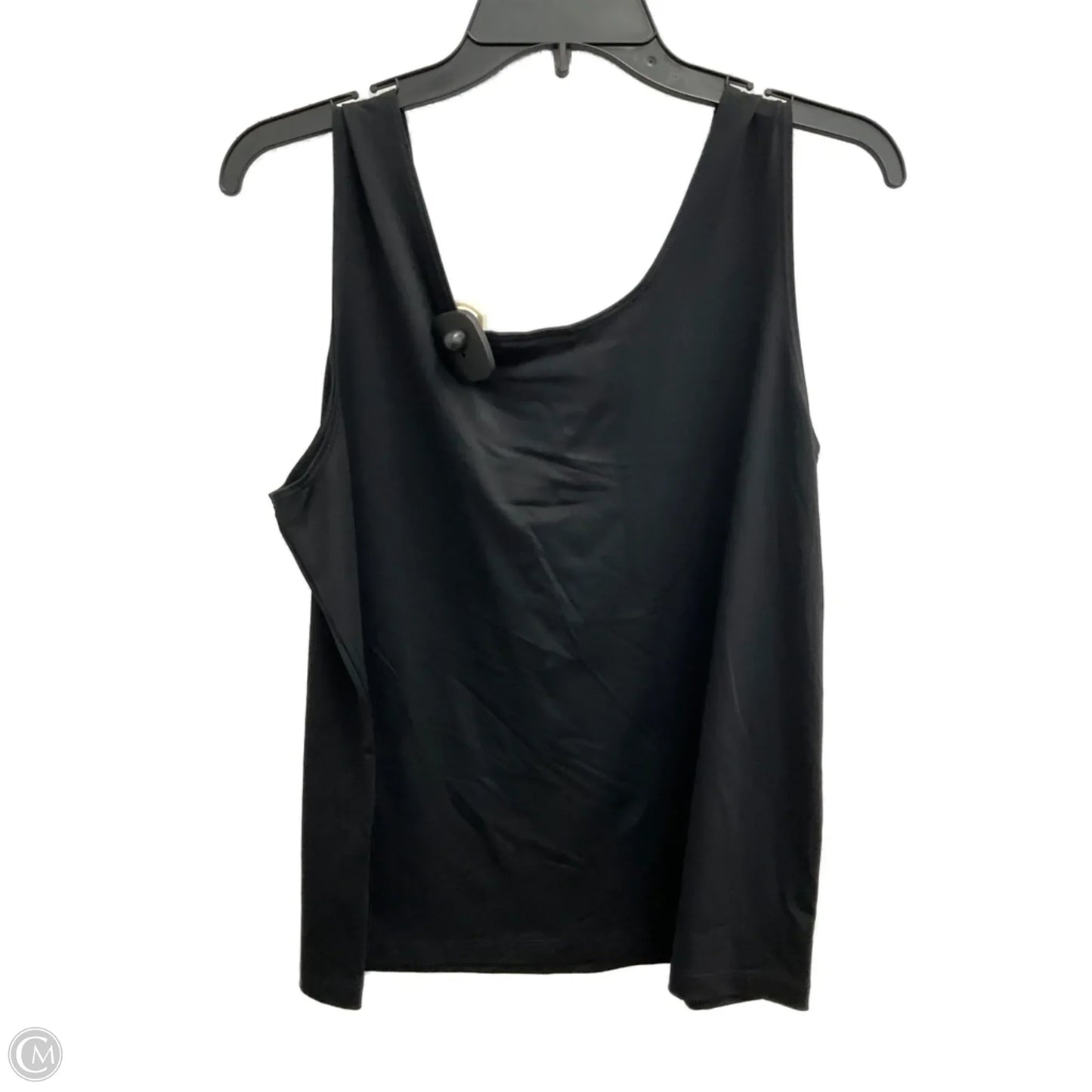 Top Sleeveless By Chicos In Black, Size: L