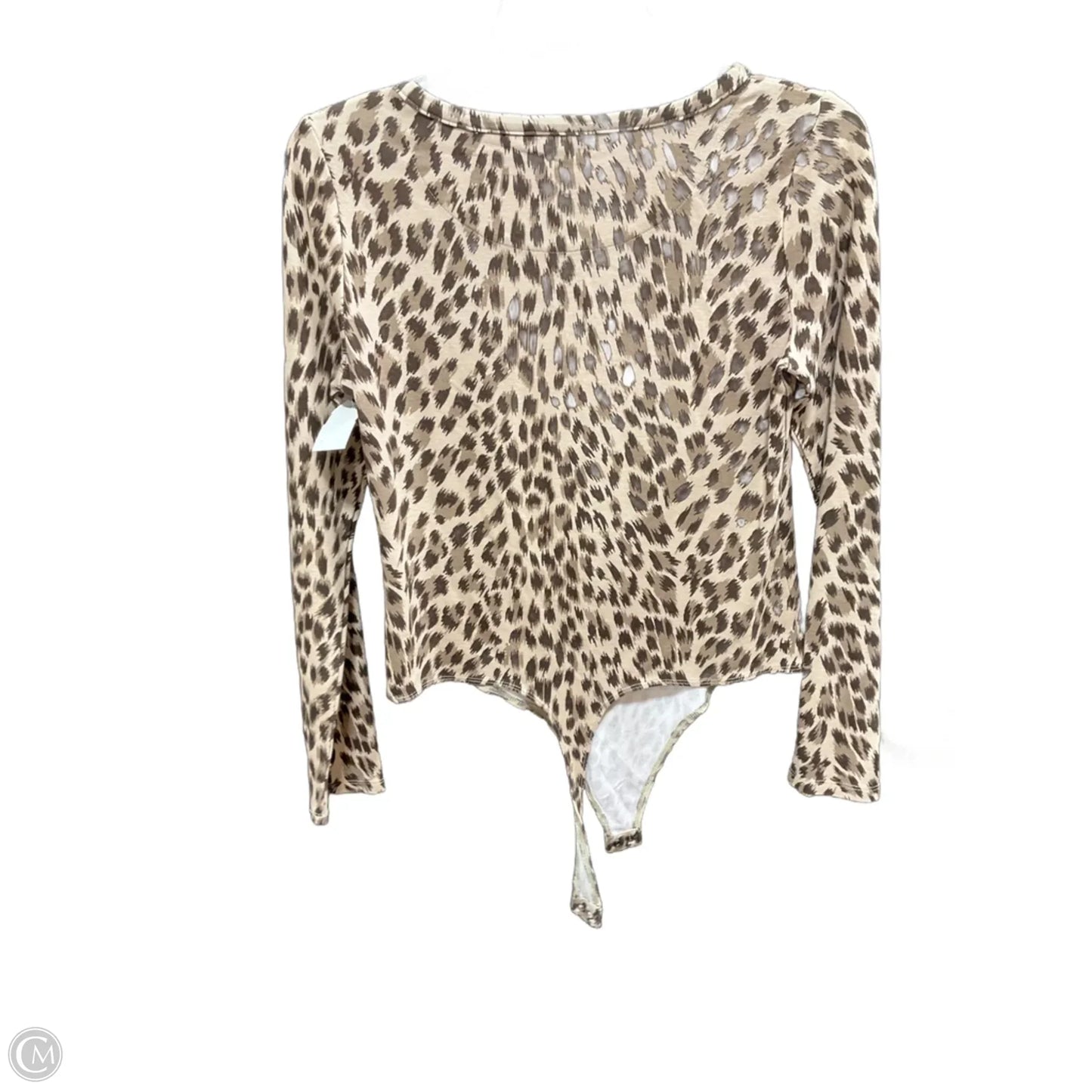 Bodysuit By Banana Republic In Animal Print, Size: M