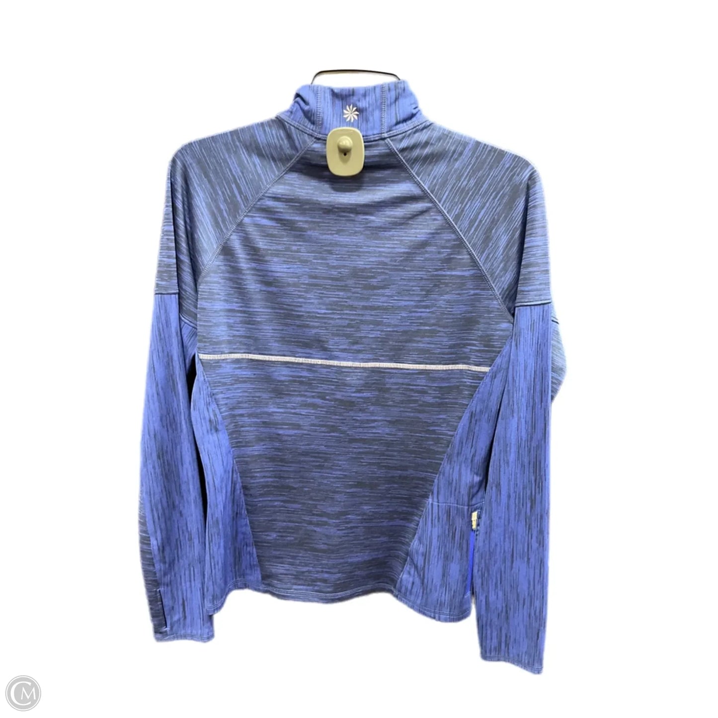 Athletic Top Long Sleeve Collar By Athleta In Blue, Size: S