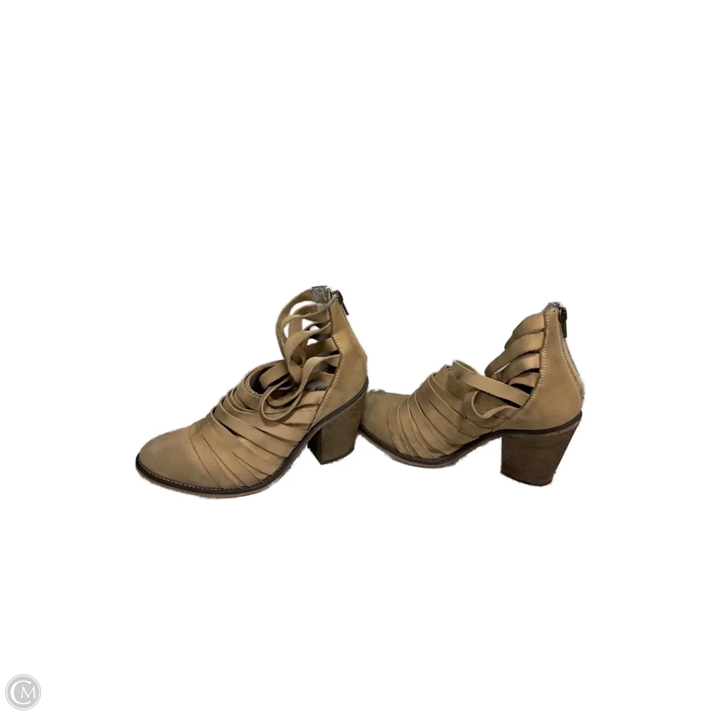 Boots Ankle Heels By Free People In Brown, Size: 7.5