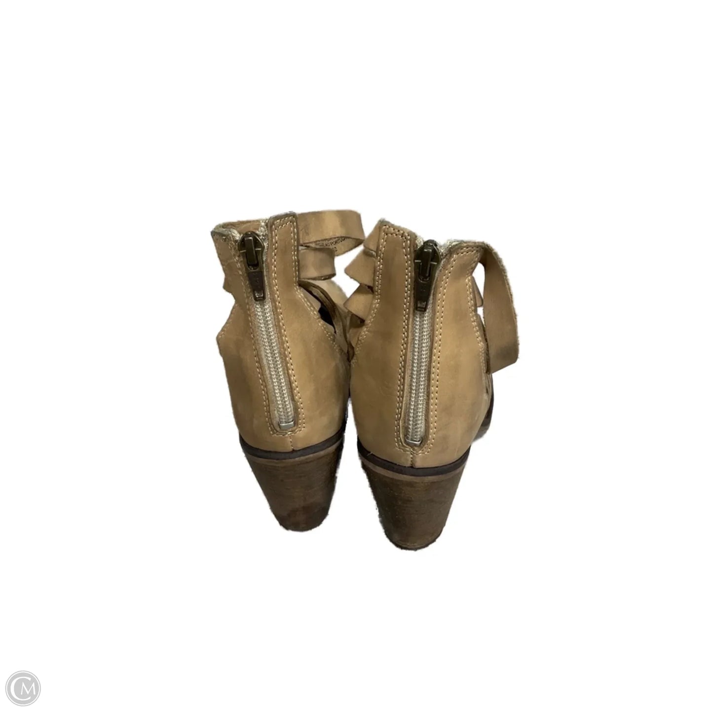 Boots Ankle Heels By Free People In Brown, Size: 7.5