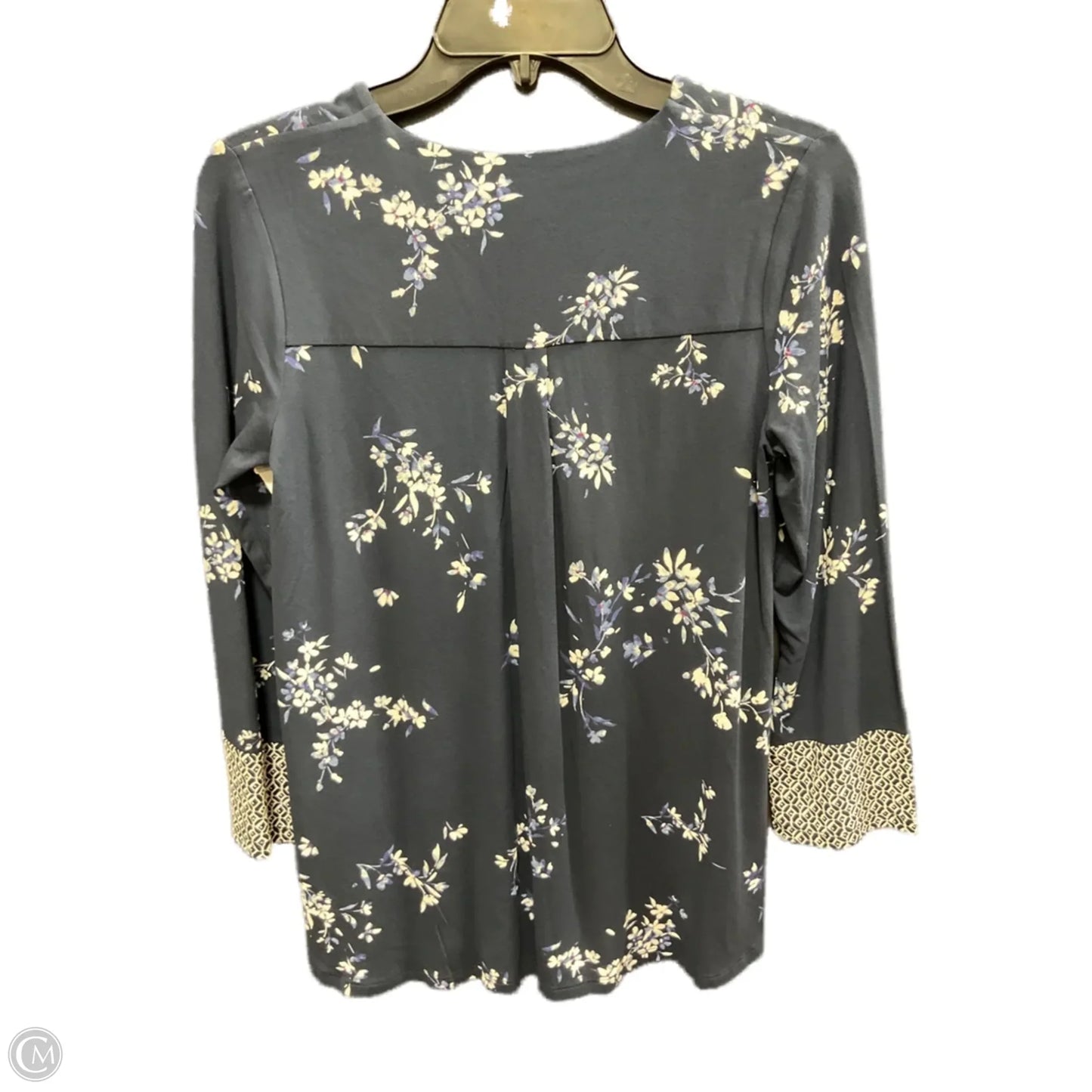 Top 3/4 Sleeve By J. Jill In Floral Print, Size: Xs
