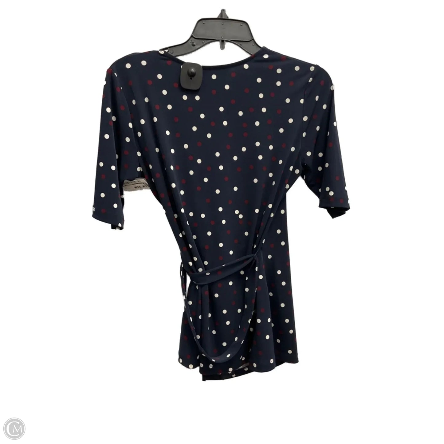 Top Short Sleeve By 41 Hawthorn In Polkadot Pattern, Size: S