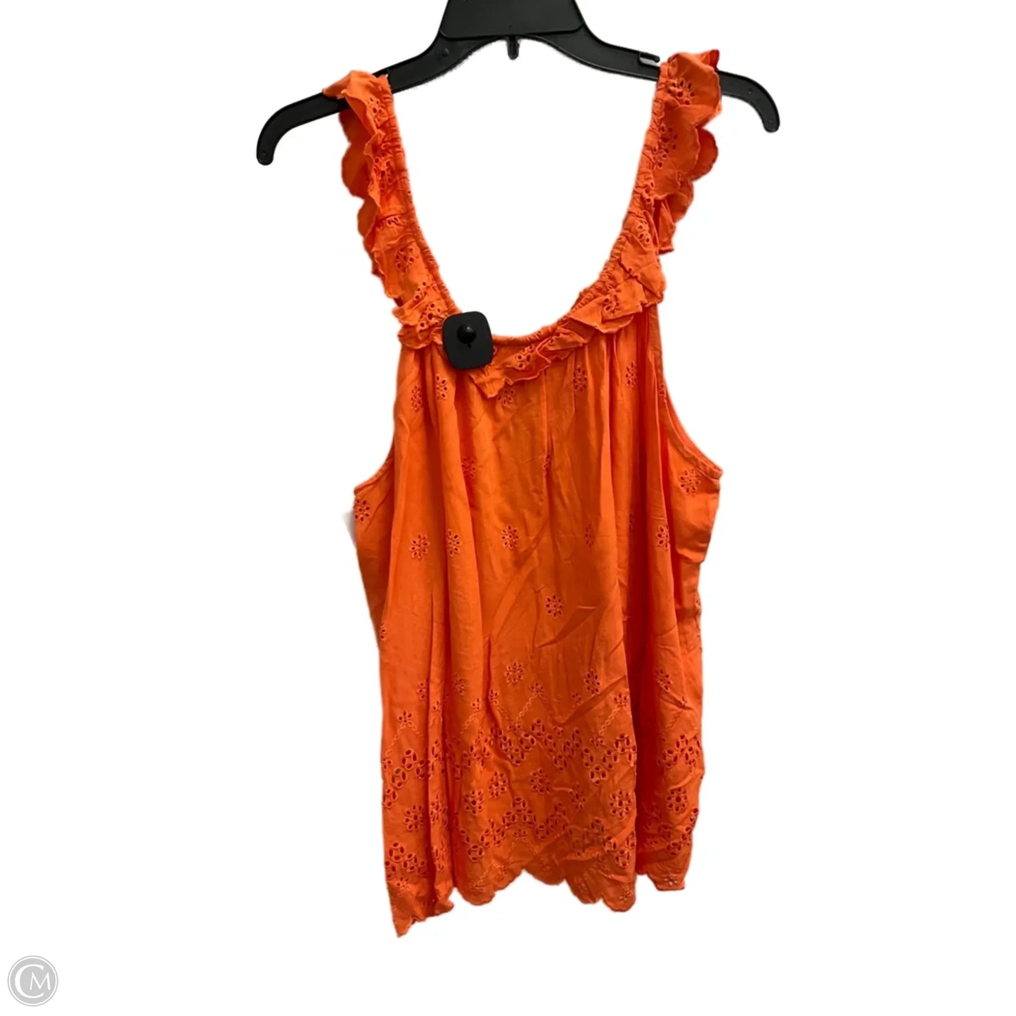 Top Sleeveless By Torrid In Orange, Size: 2x