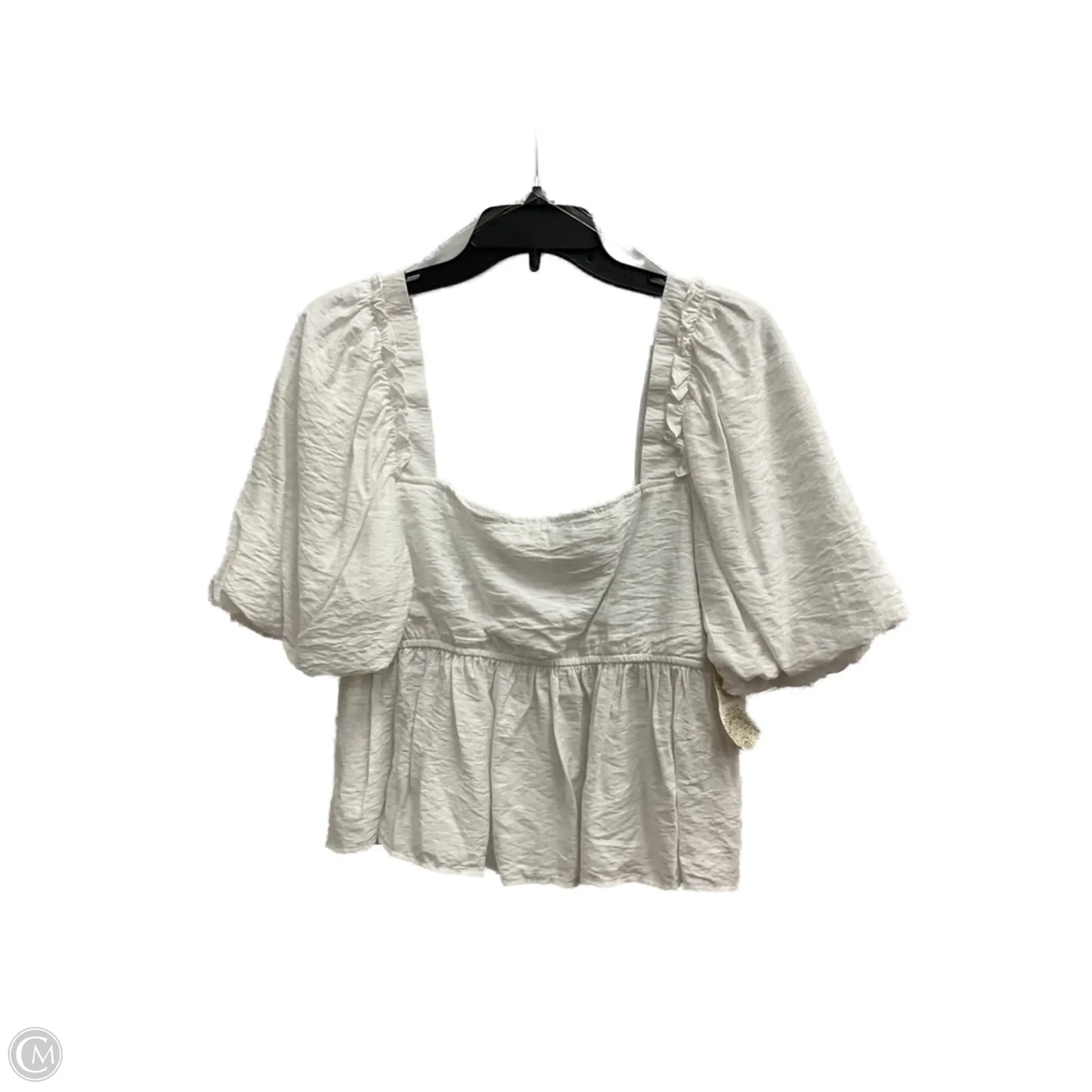 Top Short Sleeve By Altard State In White, Size: L