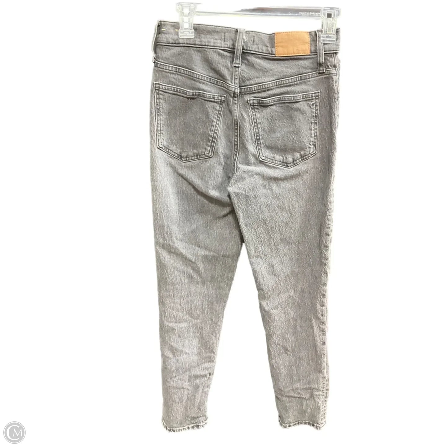 Jeans Straight By Madewell In Black Denim, Size: 0