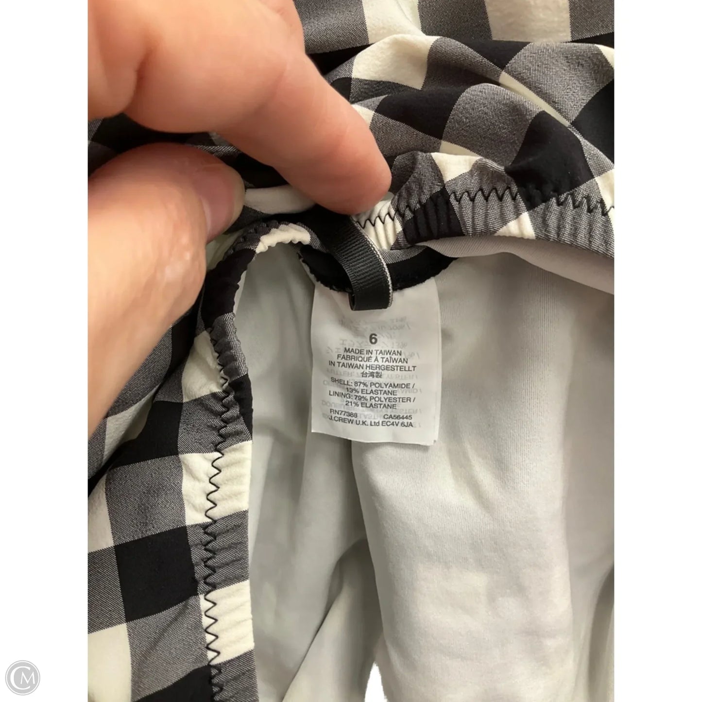 Swimsuit By J. Crew In Blue & White, Size: M