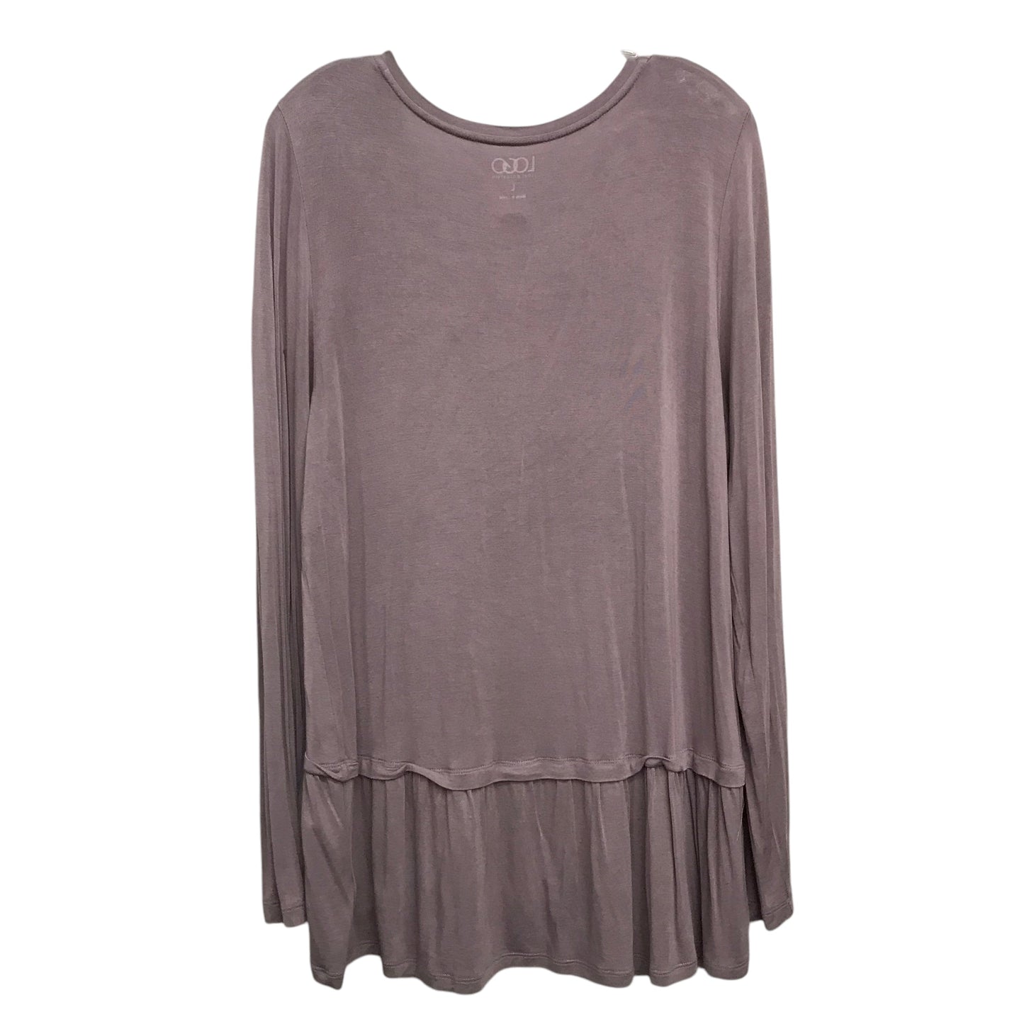 Top Ls By Logo In Purple, Size:L