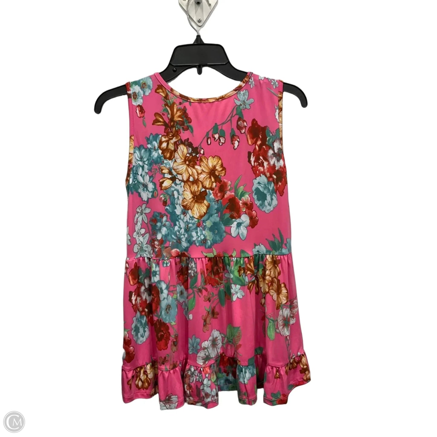 Top Sleeveless By Clothes Mentor In Floral Print, Size: S