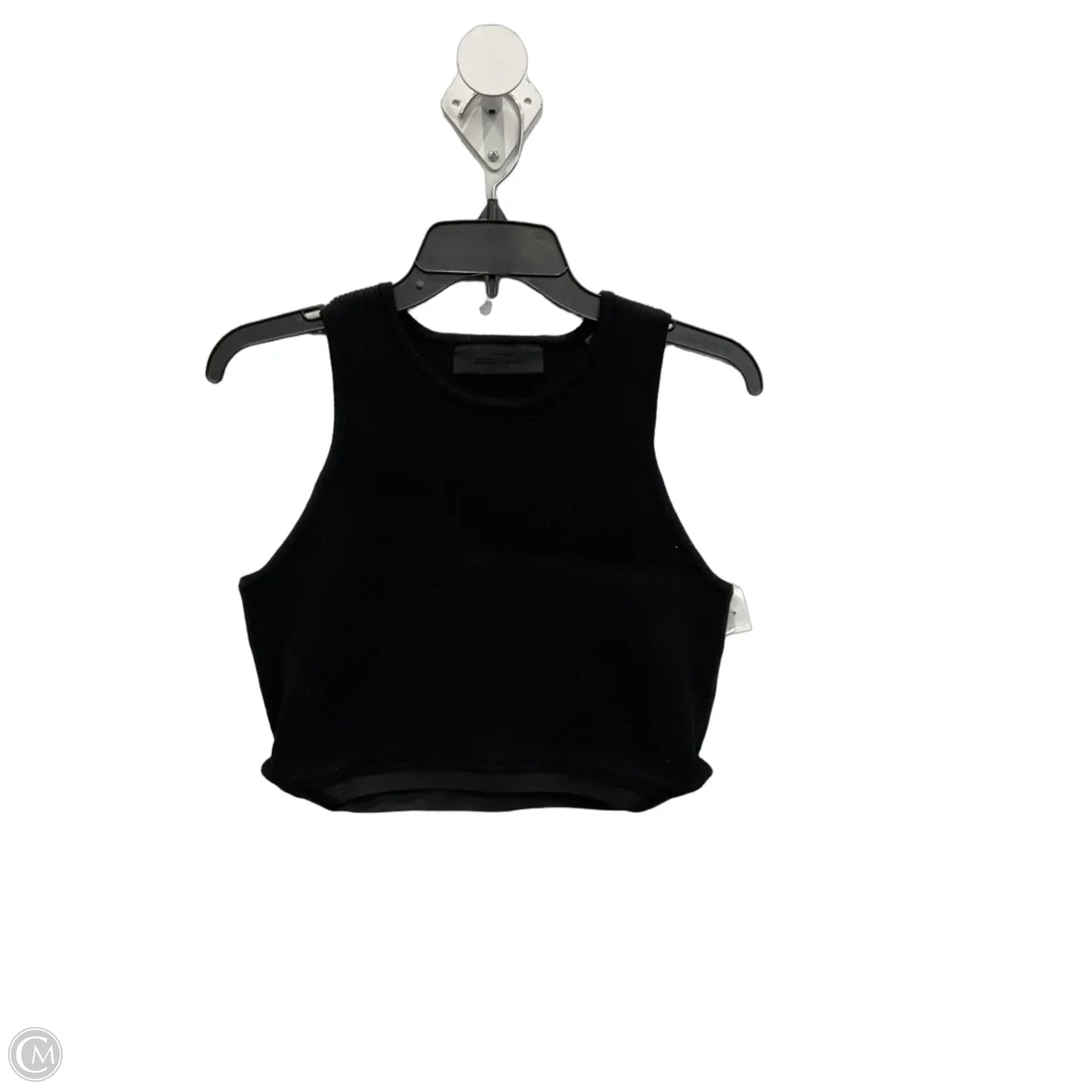 Top Sleeveless By Essentials In Black, Size: Xl