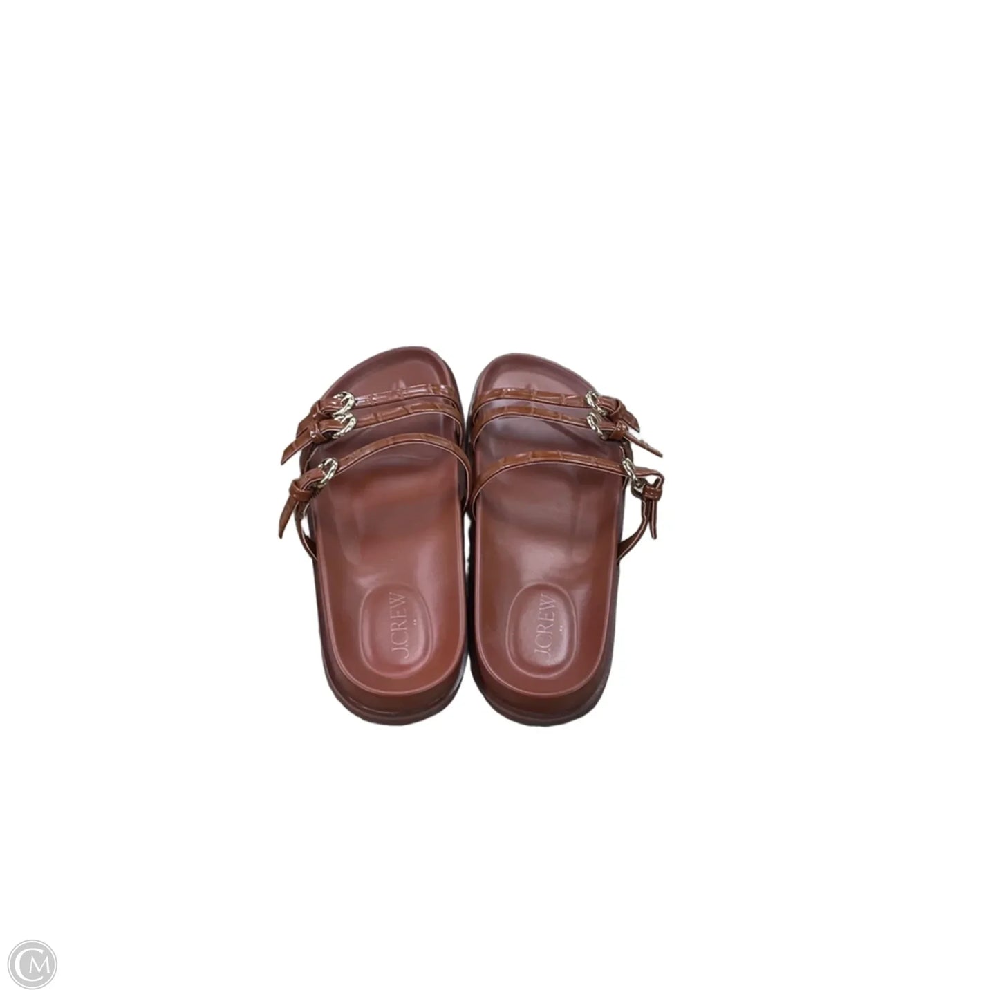 Sandals Flats By J. Crew In Brown, Size: 7