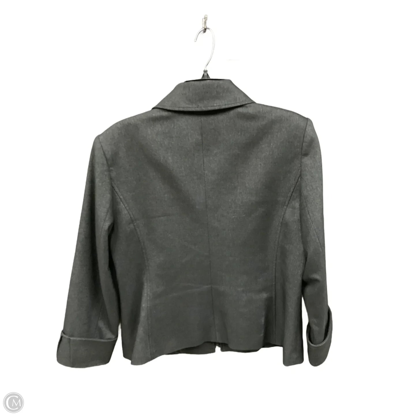 Jacket Denim By Calvin Klein In Grey, Size: L