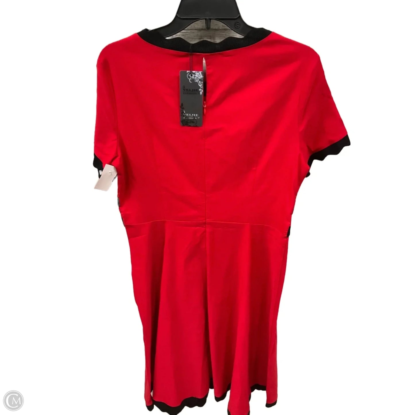 Dress Casual Midi By Clothes Mentor In Red, Size: 12