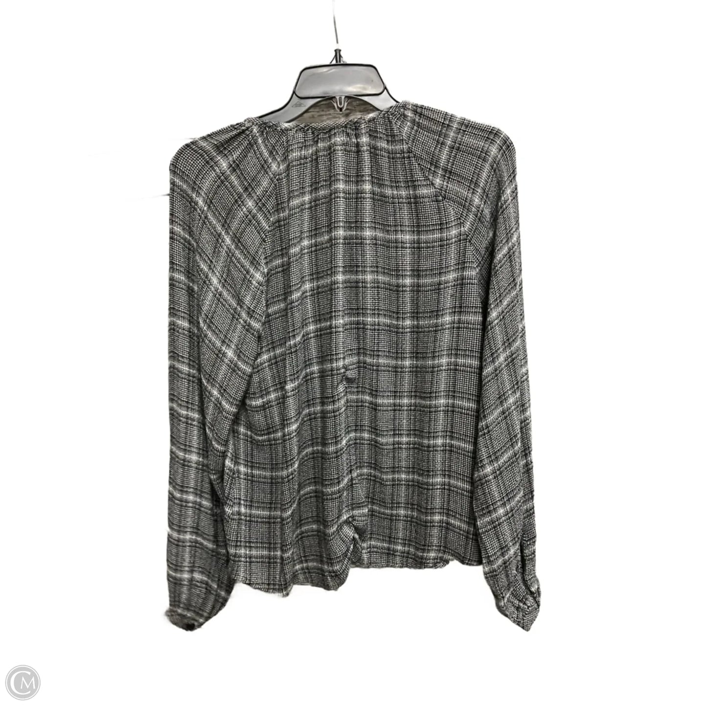 Blouse Long Sleeve By Cloth & Stone In Black, Size: S