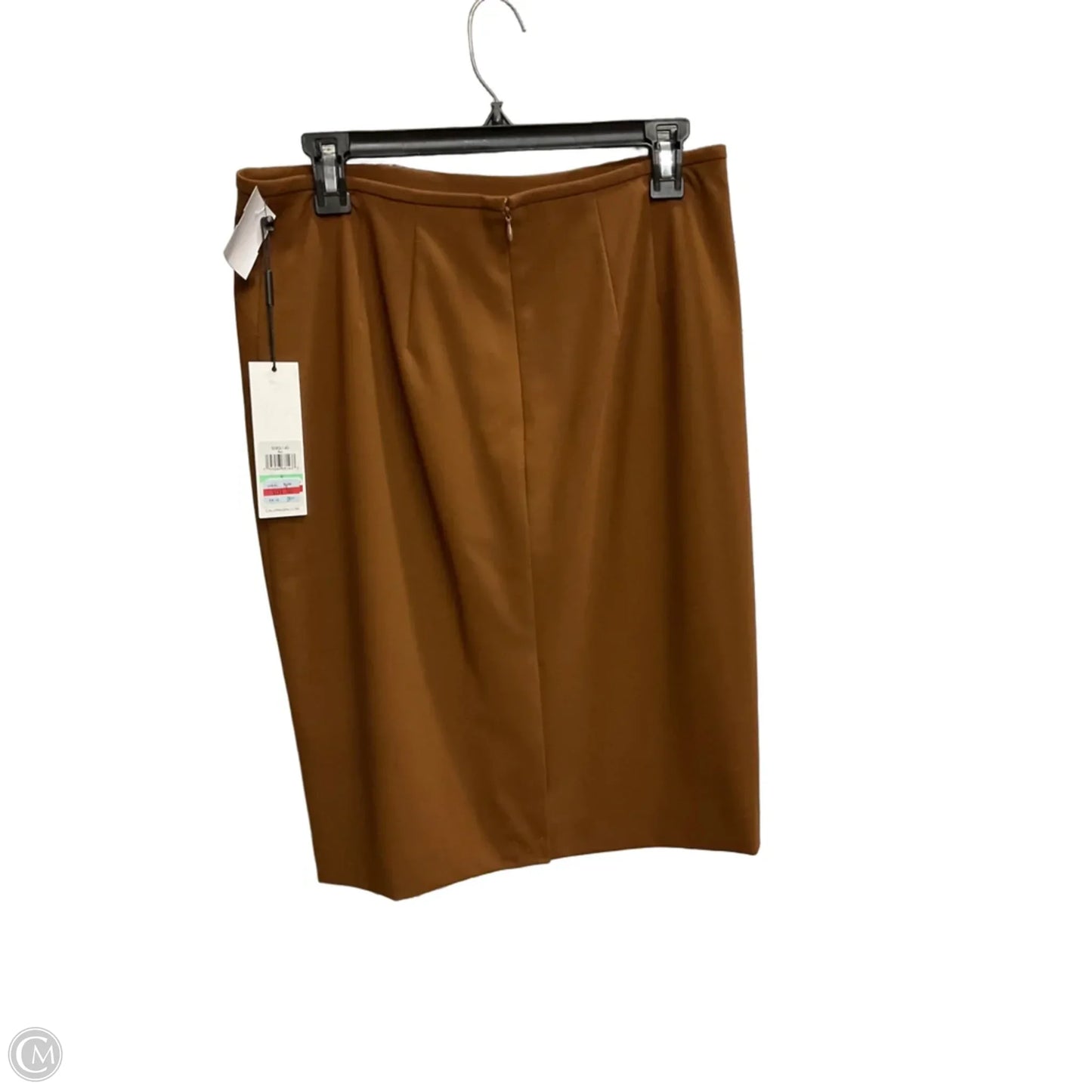 Skirt Midi By Calvin Klein In Brown, Size: 8