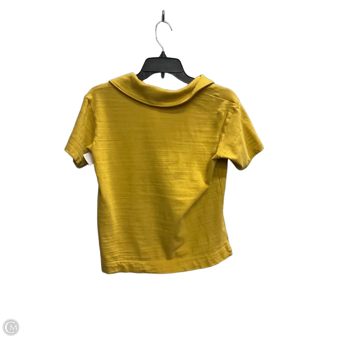 Top Short Sleeve By Loft In Yellow, Size: Xs