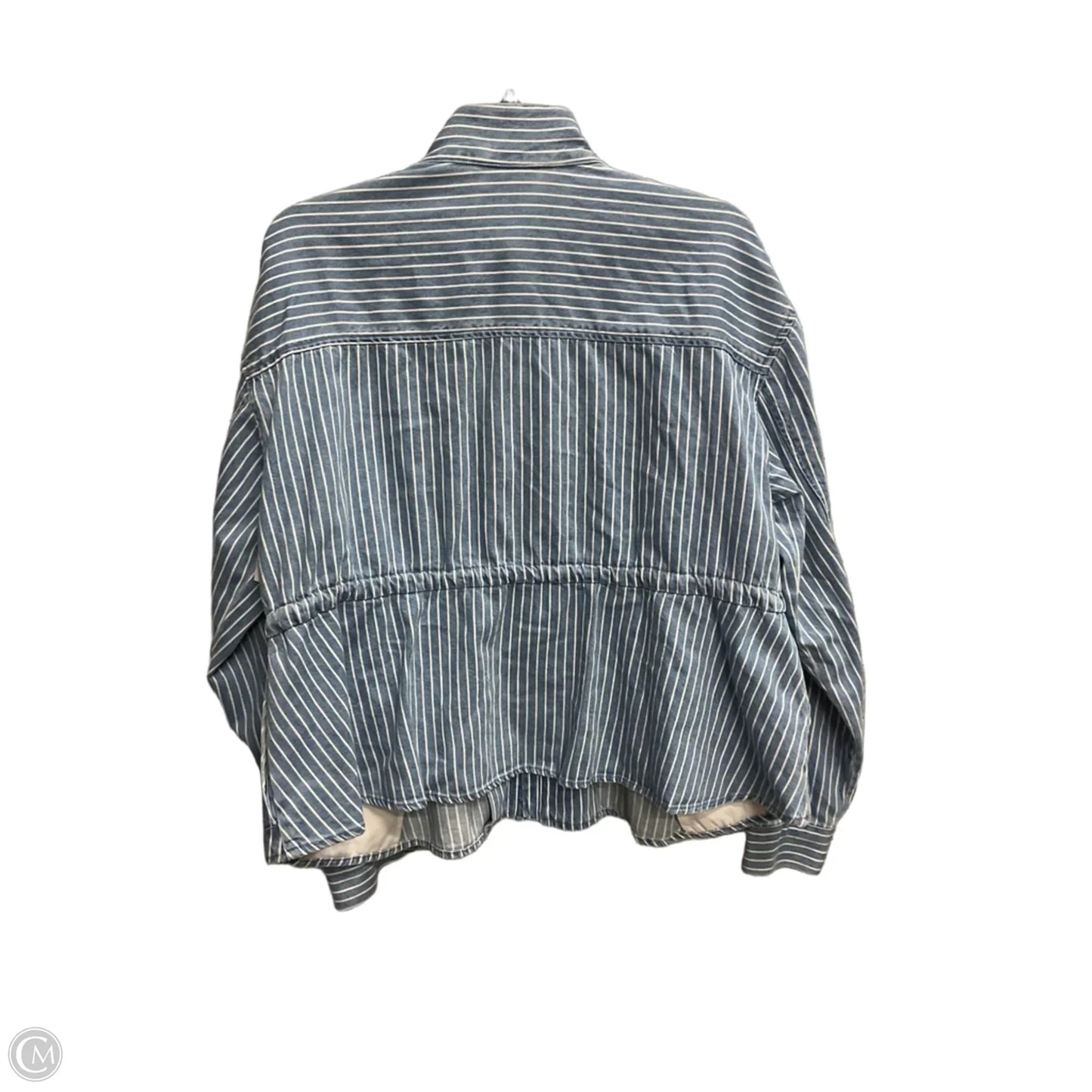 Jacket Denim By Future Collective In Blue Denim, Size: L
