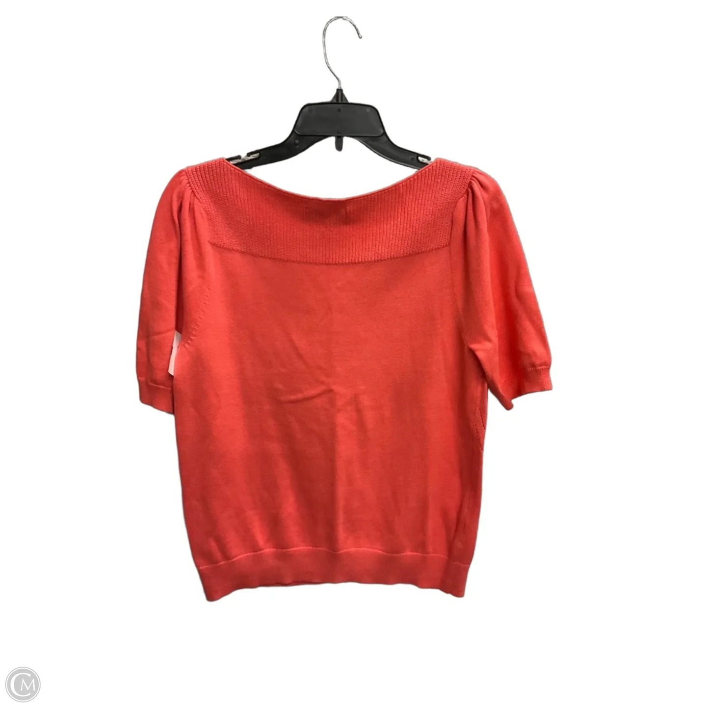 Sweater Short Sleeve By Loft In Pink, Size: L