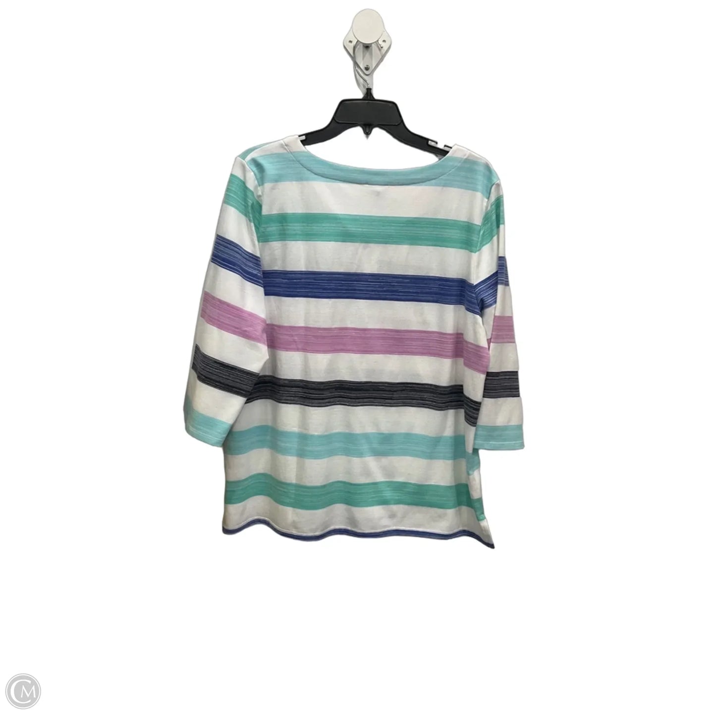 Top 3/4 Sleeve By Talbots In White, Size: Xlp