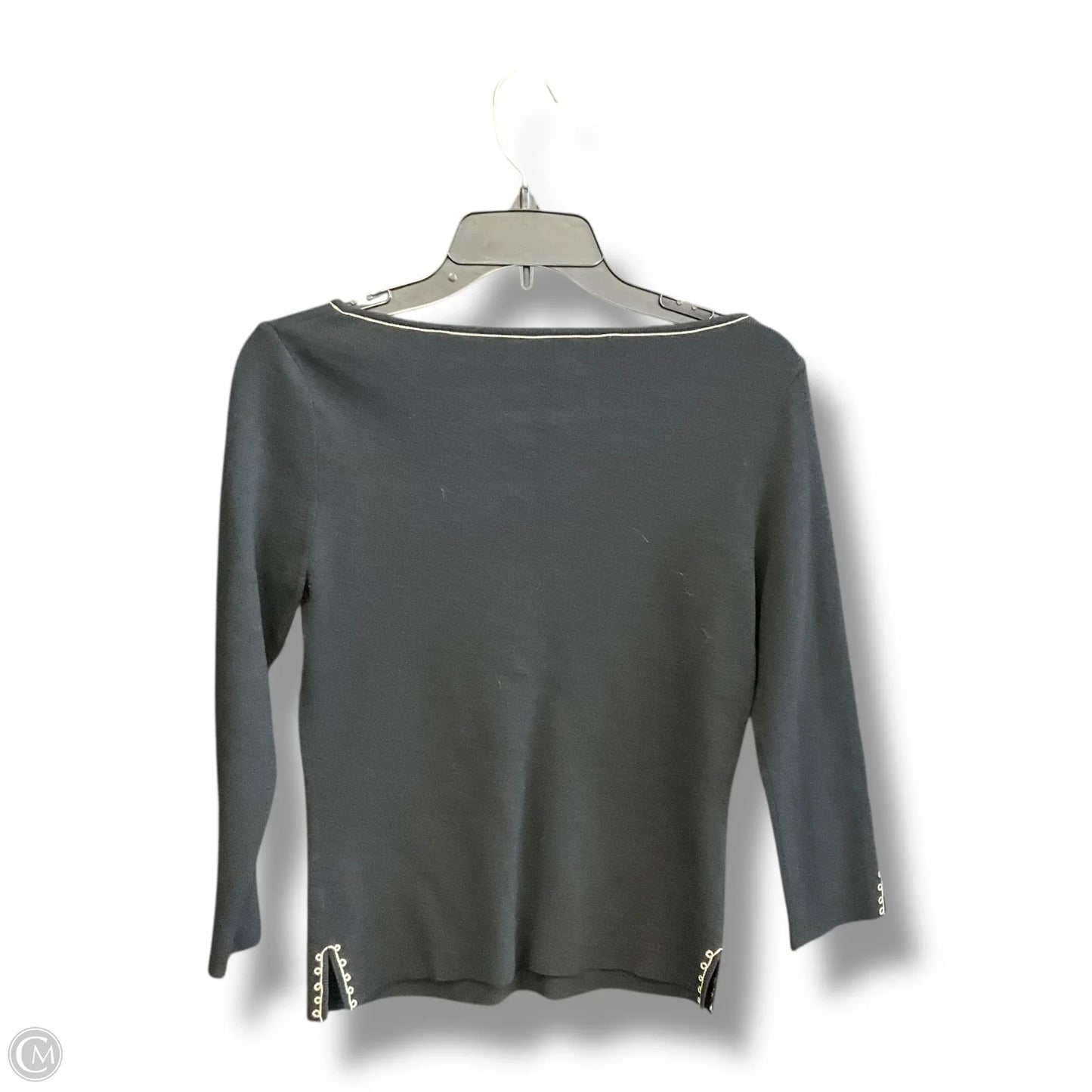 Top Long Sleeve By Dana Buchman In Black, Size: S