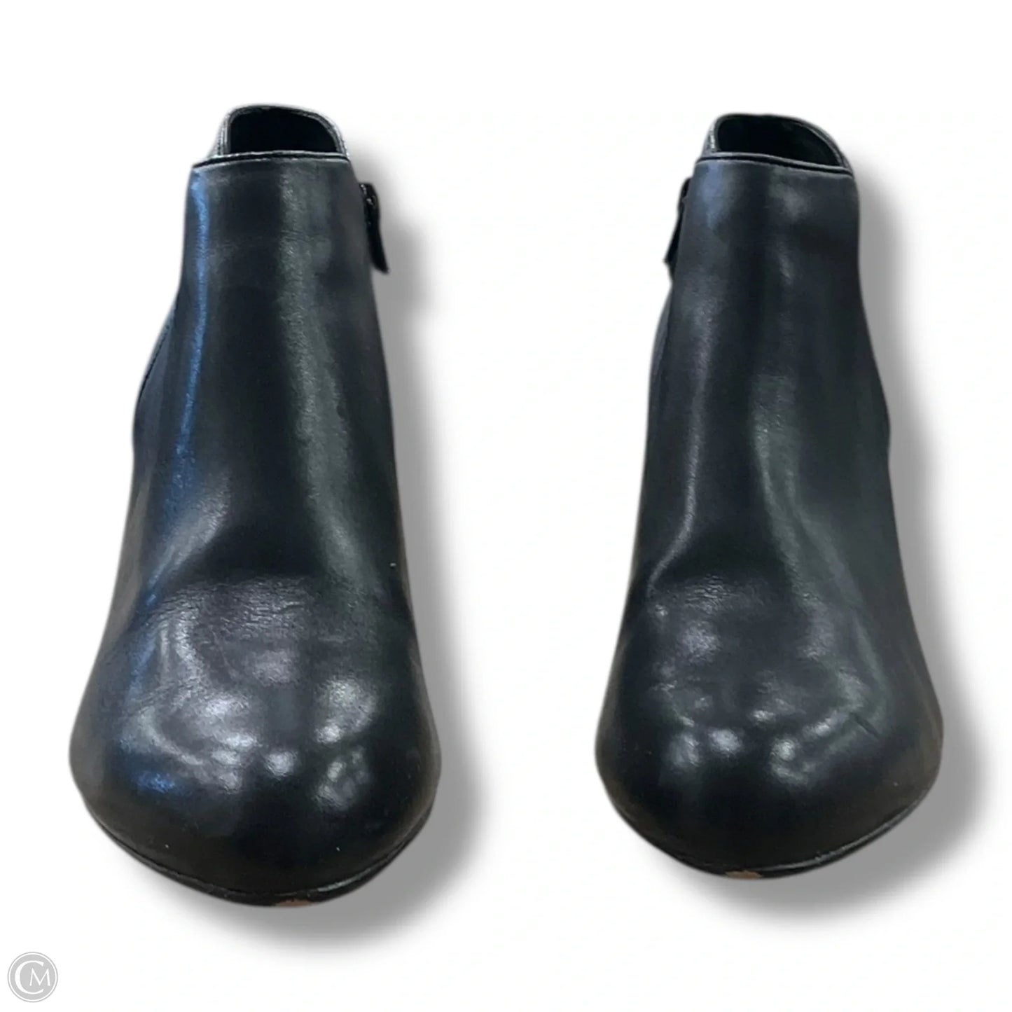 Boots Ankle Heels By Clarks In Black, Size: 9.5