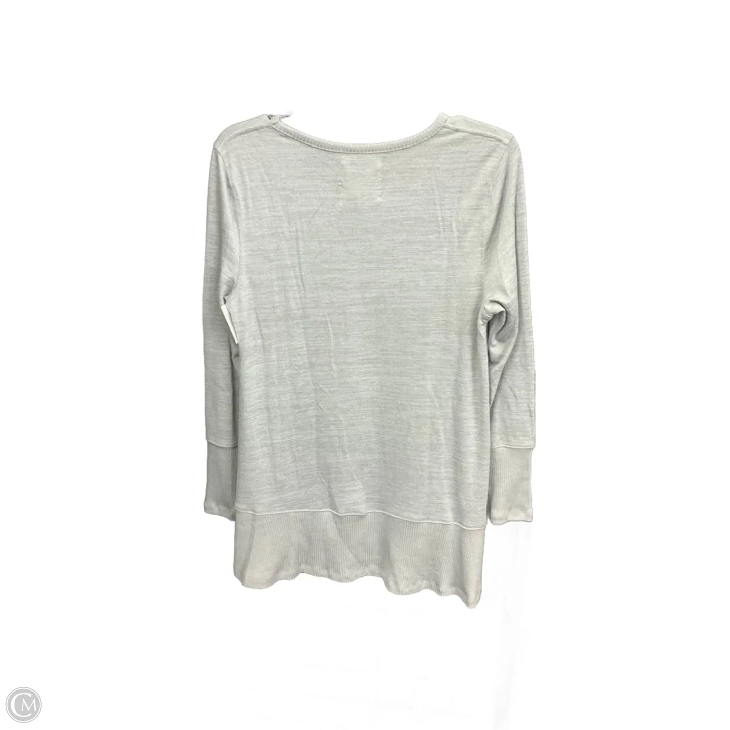 Top Long Sleeve By Cupio In Grey, Size: L