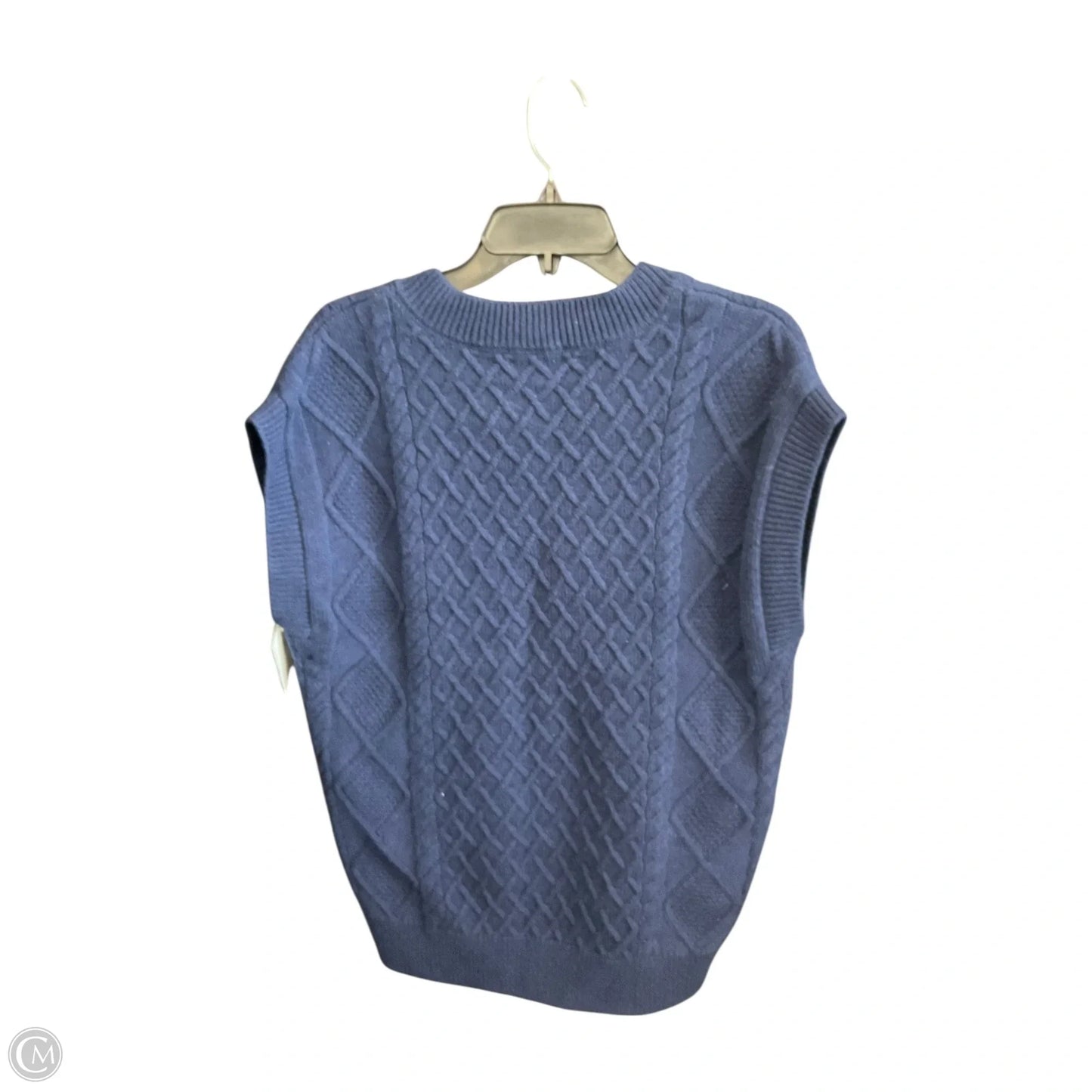 Vest Sweater By Madewell In Navy, Size: Xs