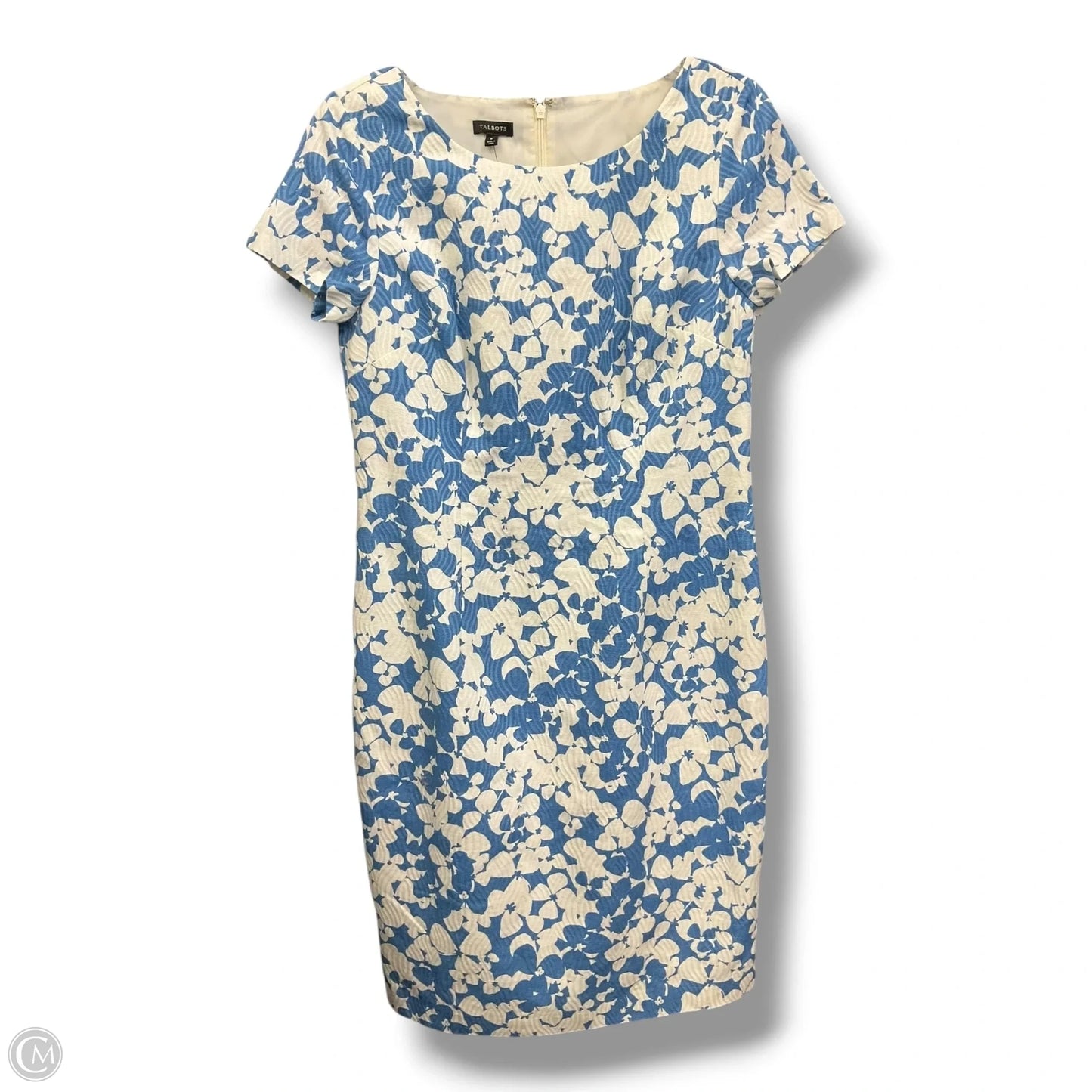 Dress Casual Short By Talbots In Blue & White, Size: S
