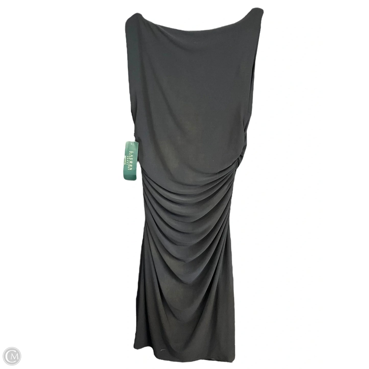 Dress Party Midi By Lauren By Ralph Lauren In Black, Size: 6