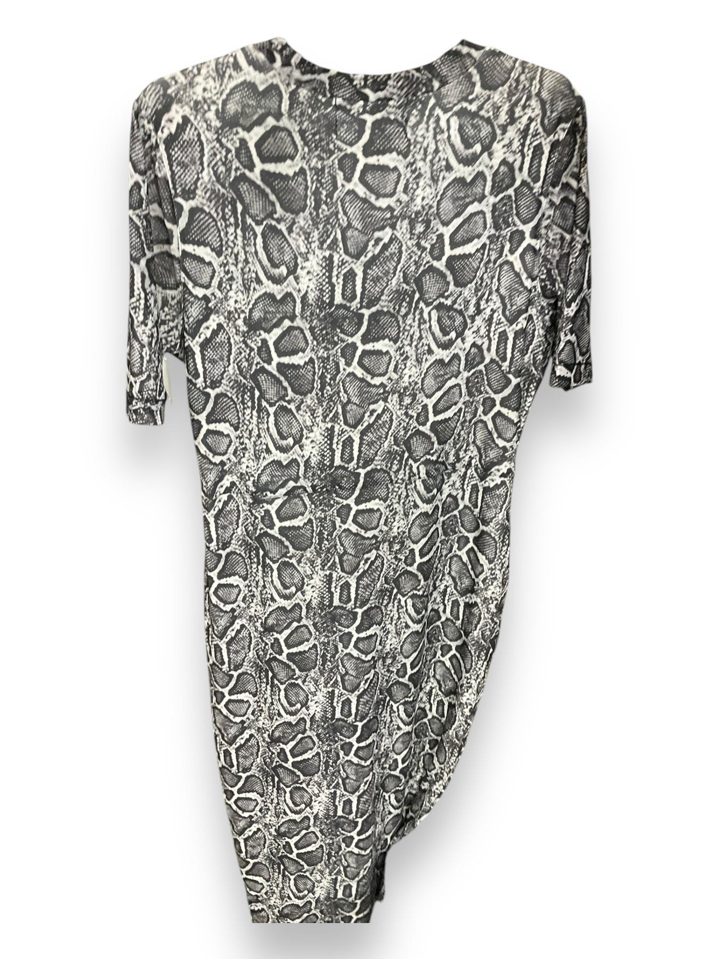 Dress Casual Maxi By Clothes Mentor In Grey, Size: 1x